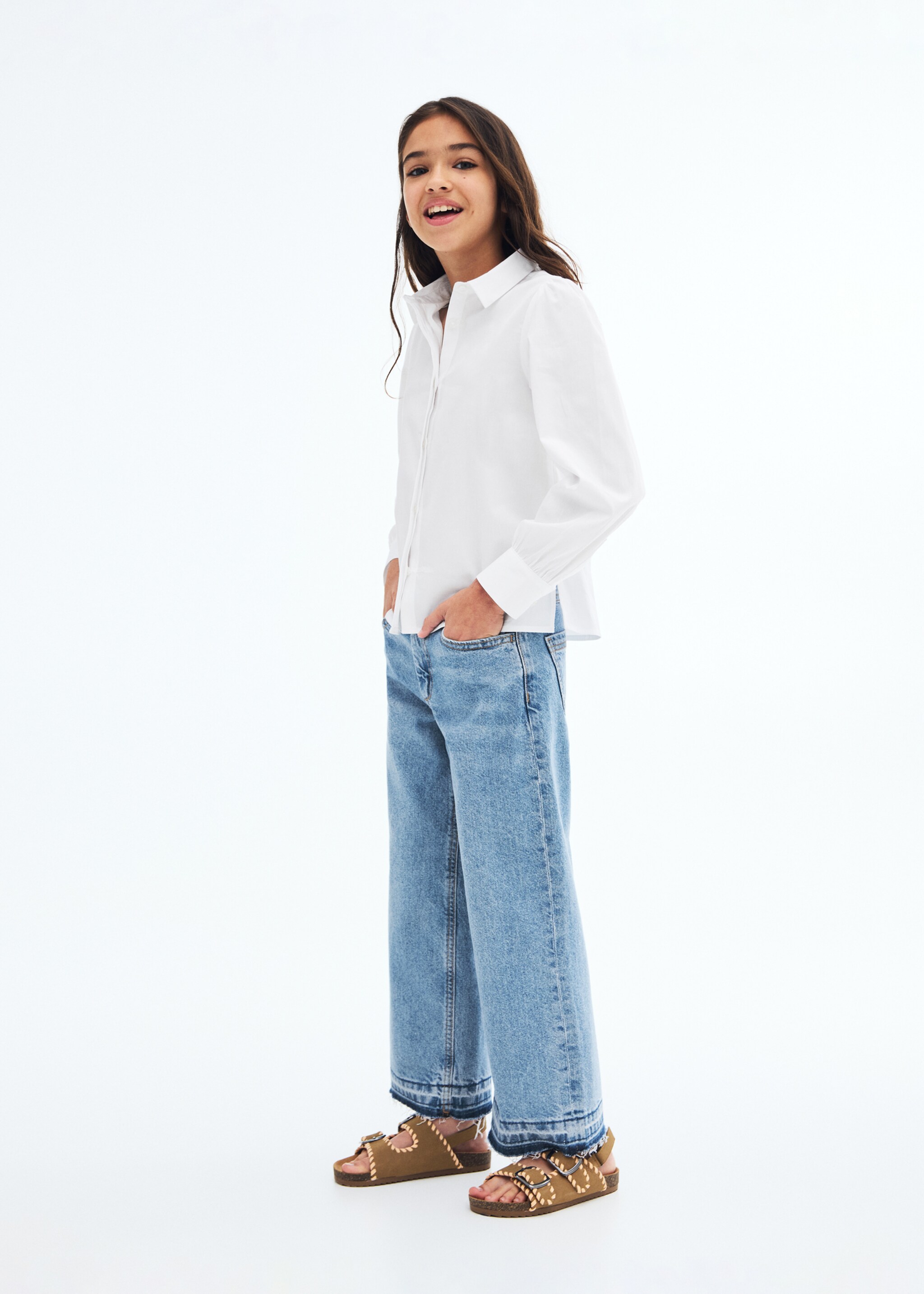 Cotton long shirt - General plane