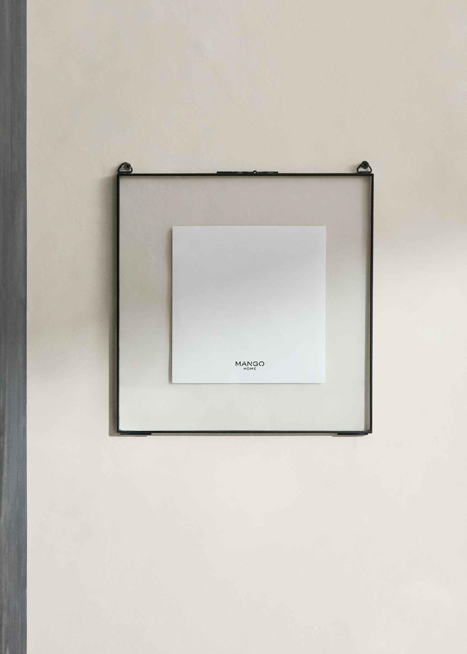 Cornice bordo metallo quadrata - Piano generale