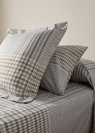 ETHERE Federa Per Cuscino SIRWATER 80x80 Cm – 100% Cotone, 200 Fili, Extra Morbida, Chiusura Con Cerniera