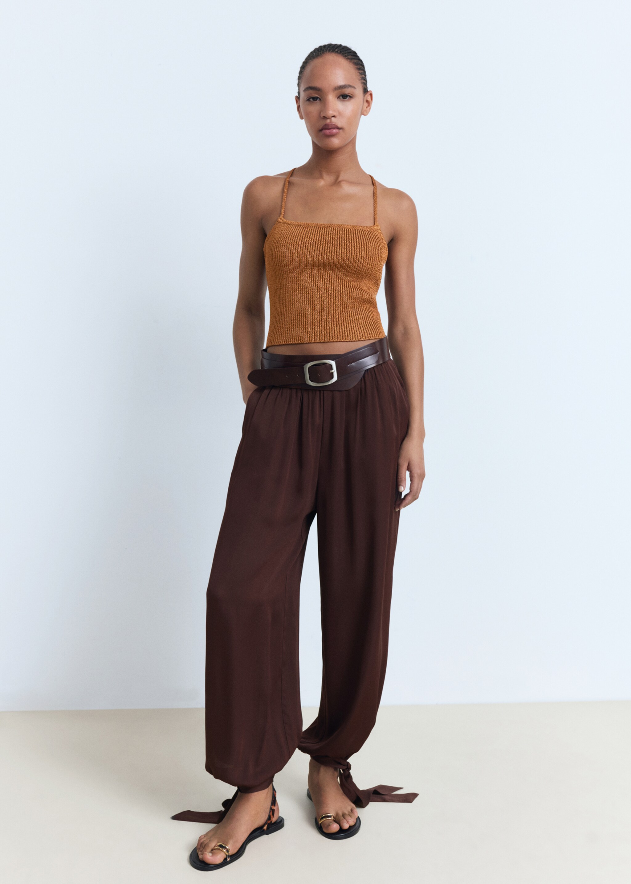 Pantalon style ballon avec rubans - Plan général