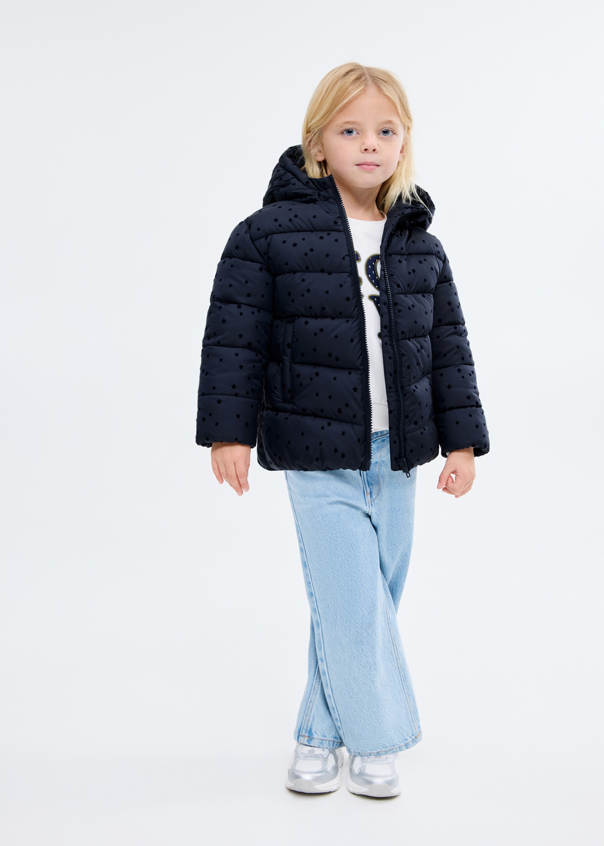 Stars puffer jacket - General plane, Navy. Ref: 17012900-00.