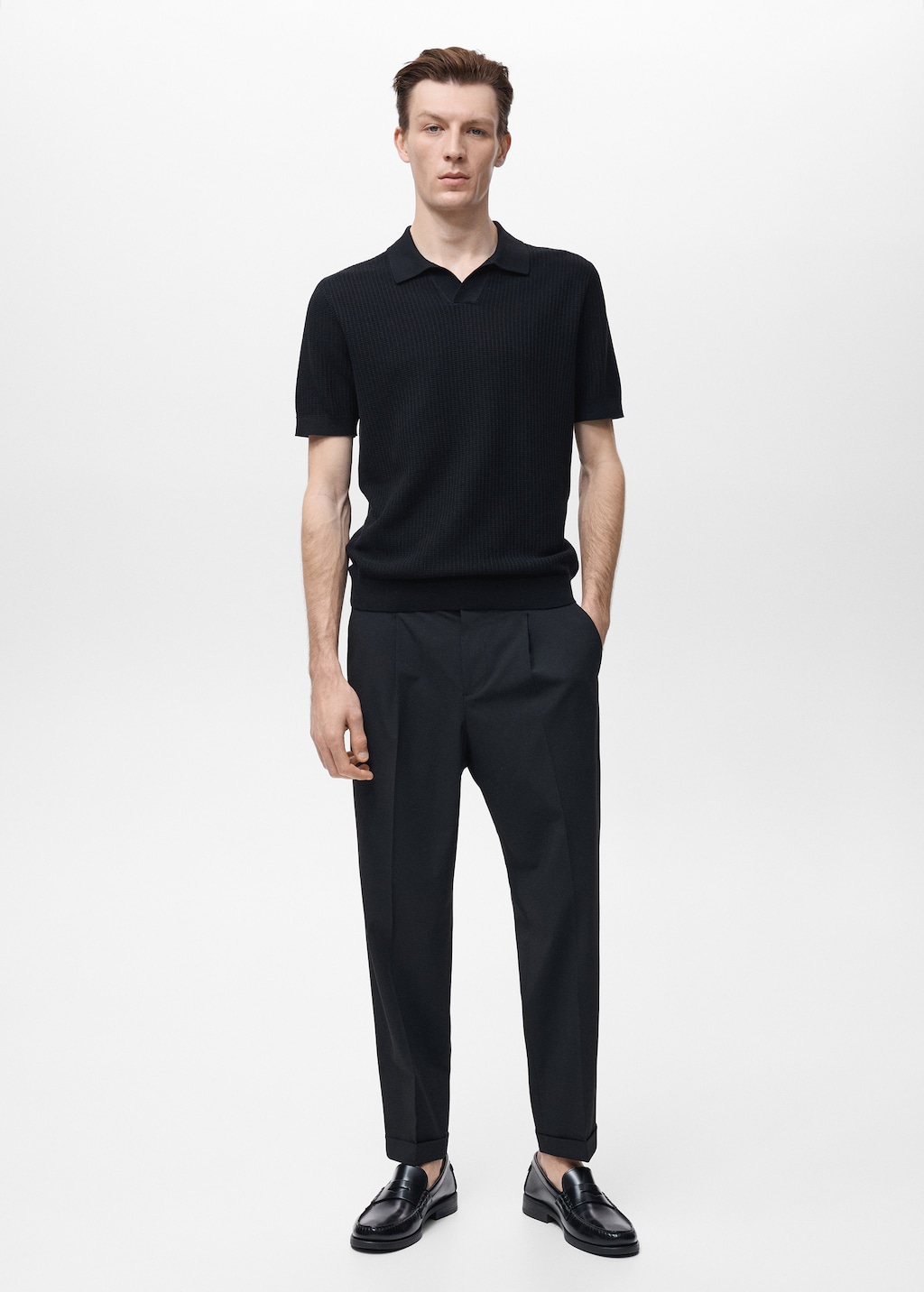 新品タグ付き★soyy. Almond polo ネイビー Almond Polo (3color) – soyy.online