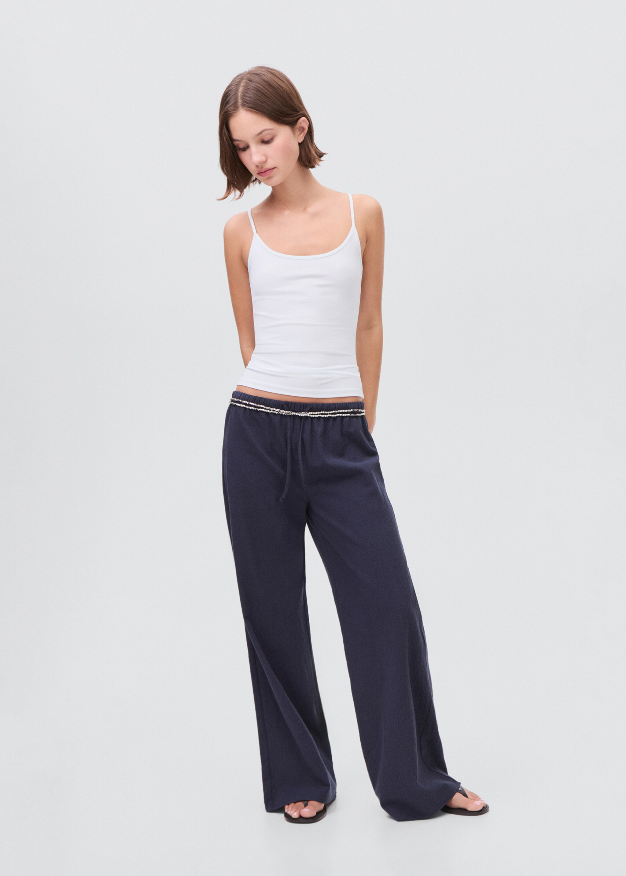 Plain strapless top - General plane, Off White. Ref: 17012908-00.