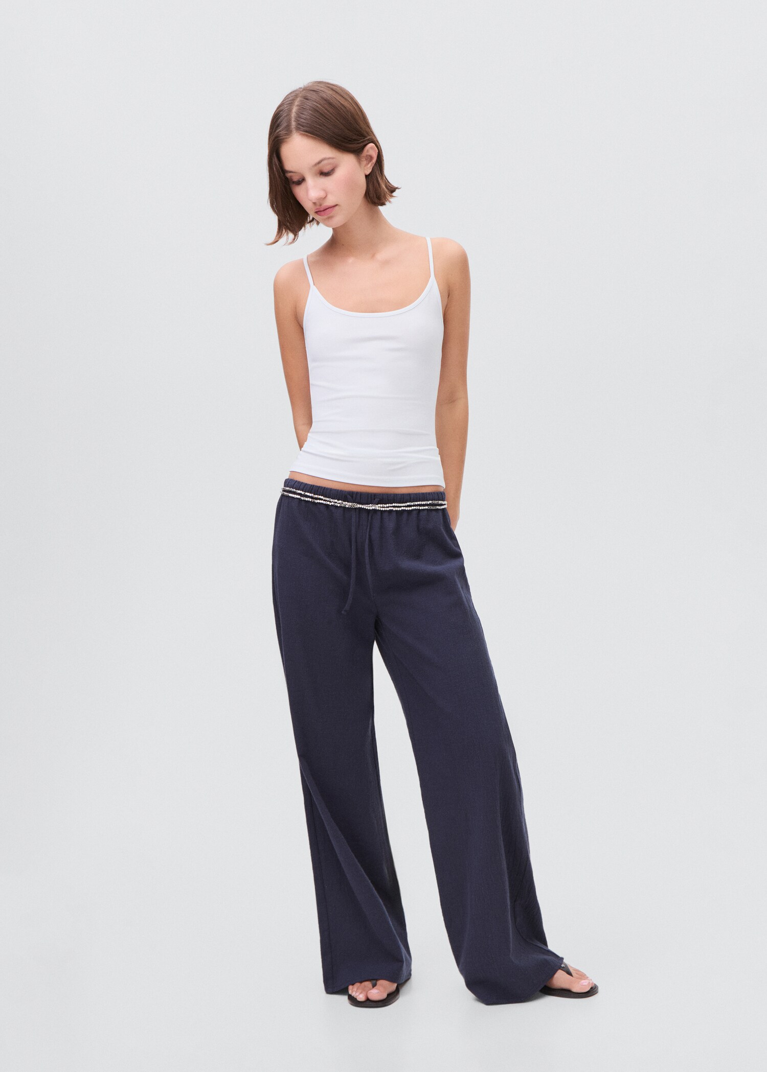 Plain strapless top - General plane