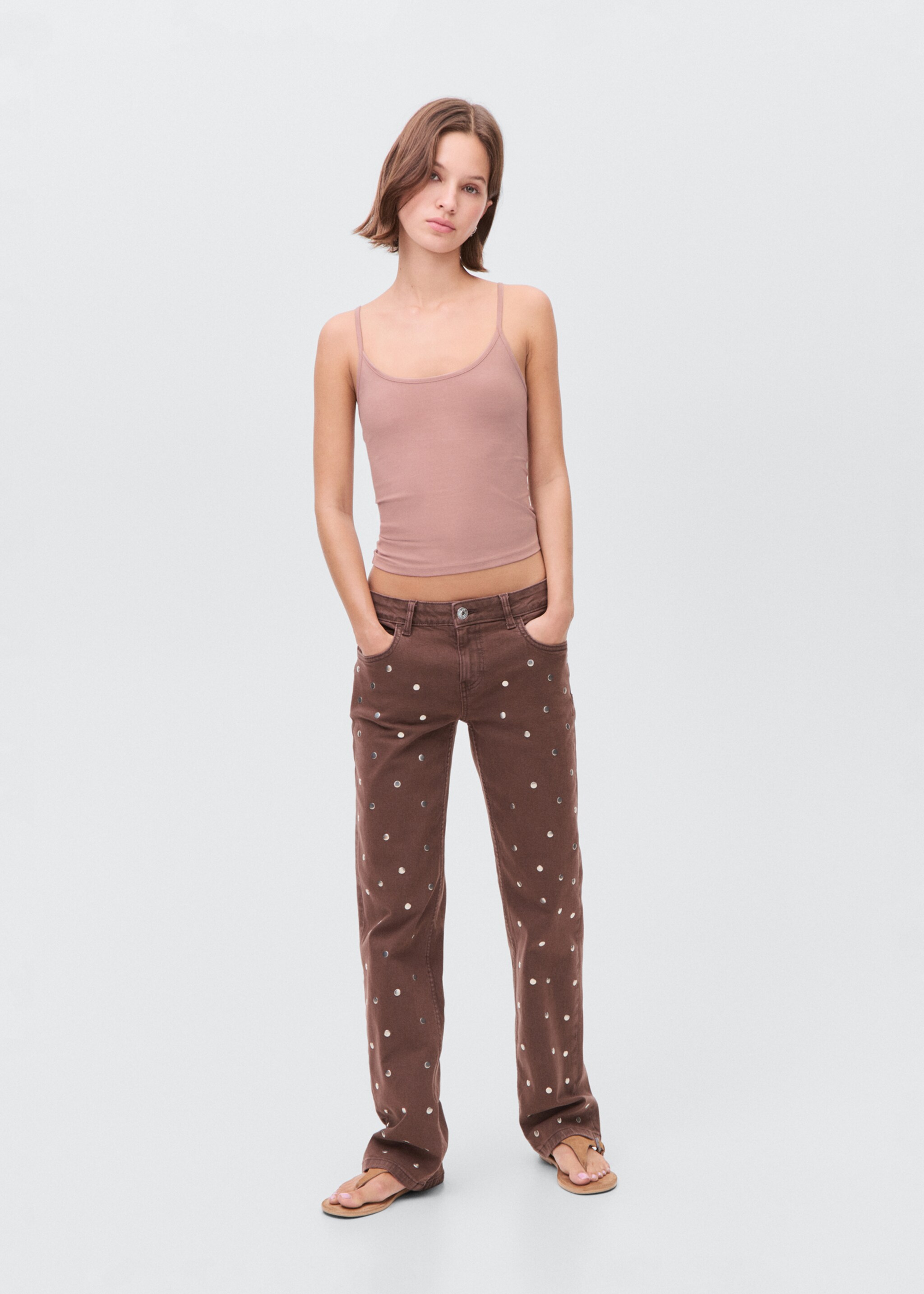 Plain strapless top - General plane, Pale Pink. Ref: 17012908-00.