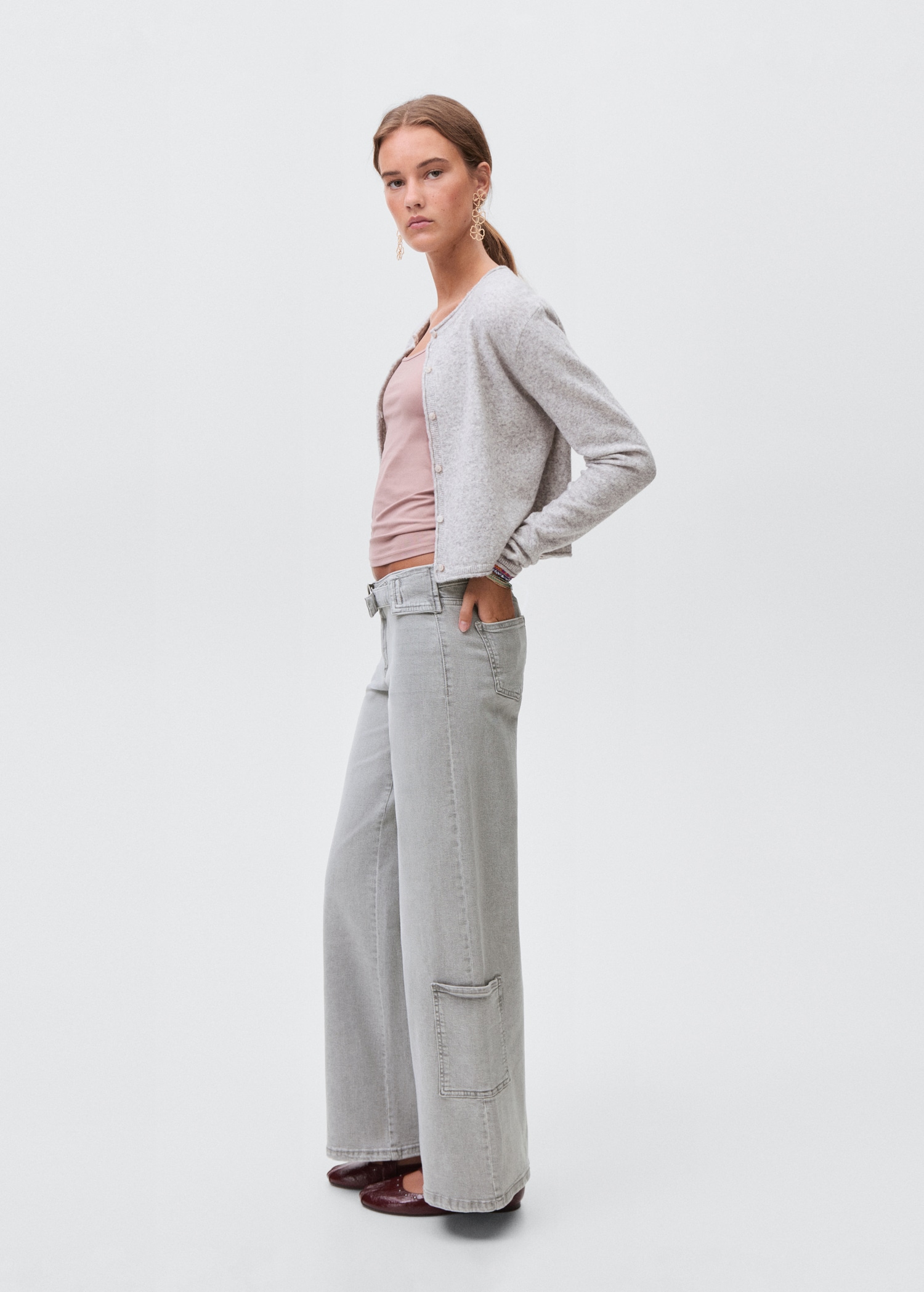 Jean wideleg avec boucle - Plan général