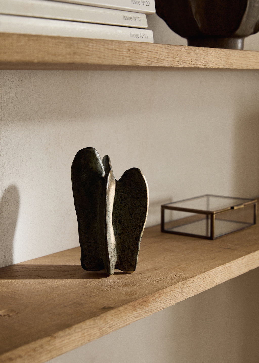 Organic stoneware vase