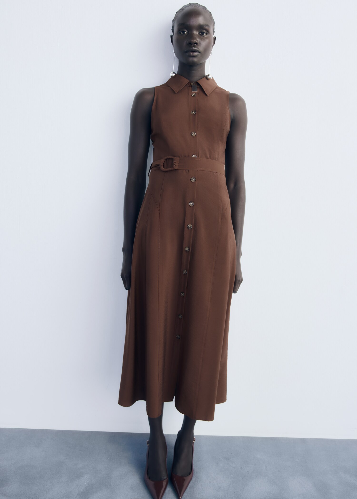 Vestito camicione cintura - Piano generale