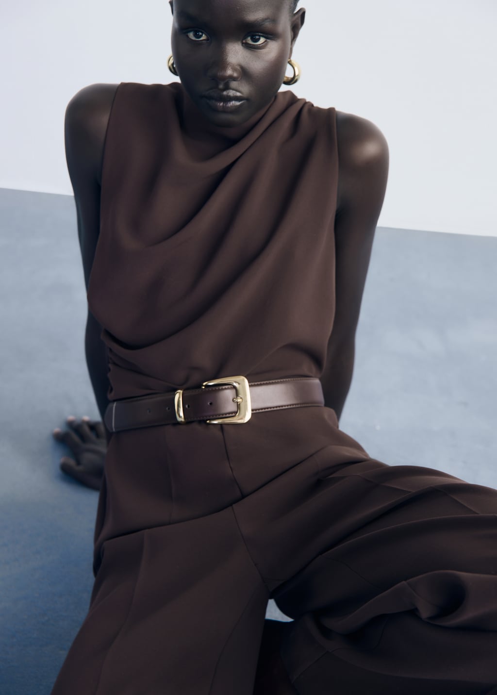 Ceinture boucle métallique - Femme | MANGO France métropolitaine