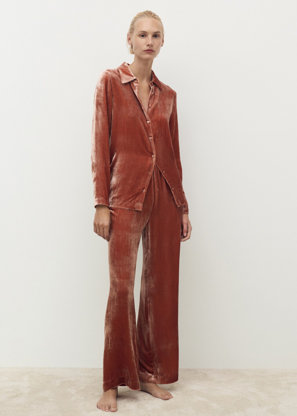 Silk velvet pants - image 2