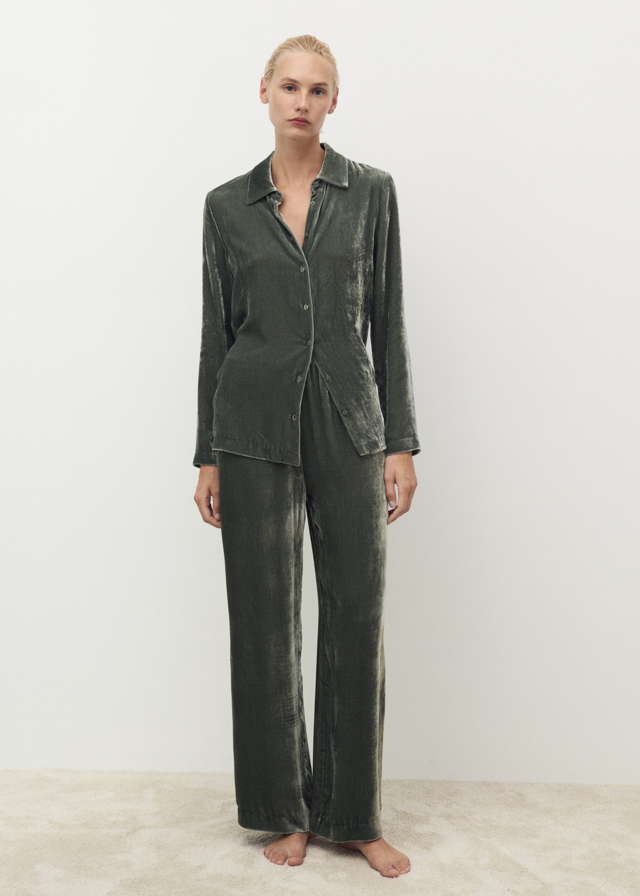Pantalon velours soie - Plan général
