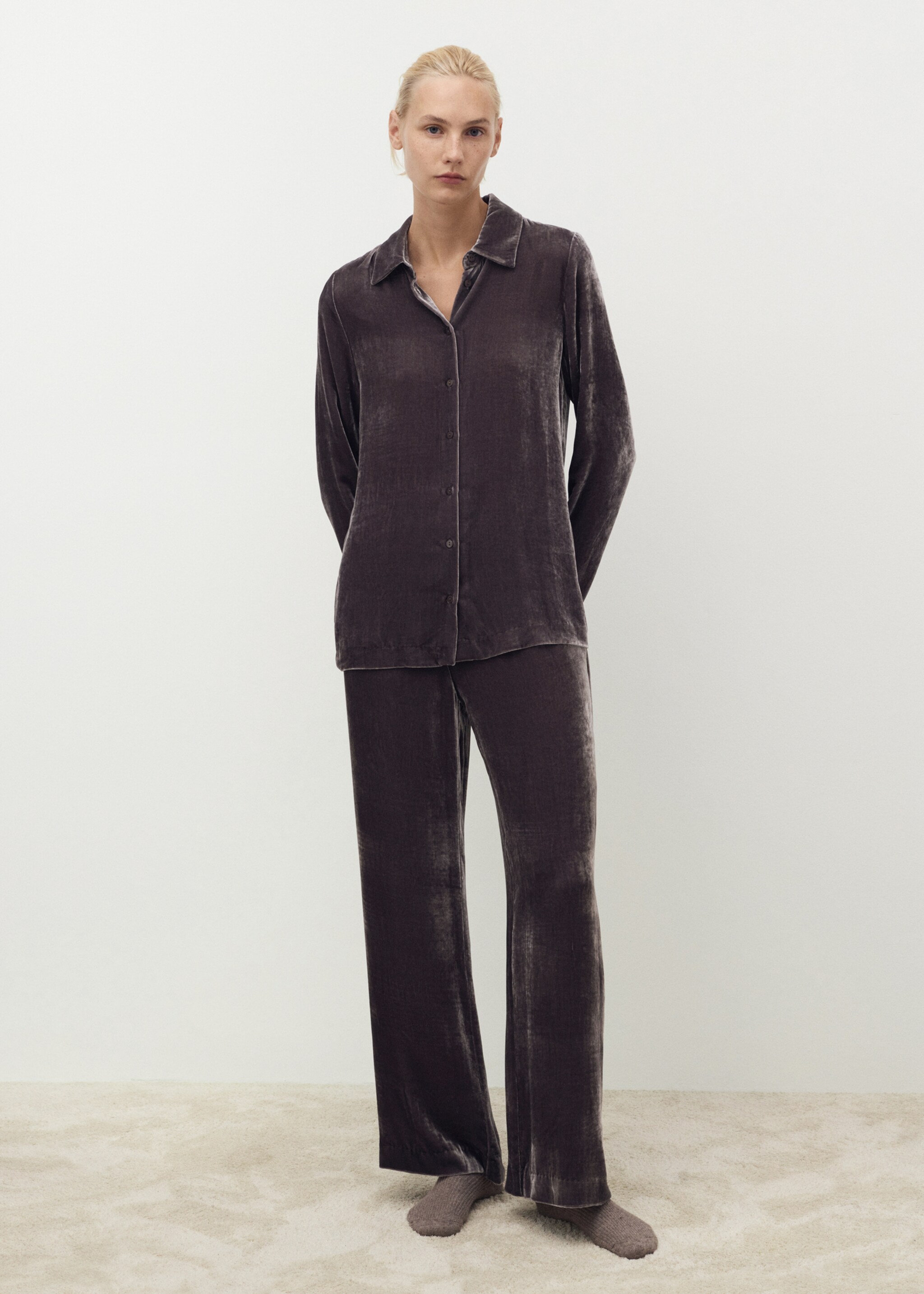 Pantalon velours soie - Plan général