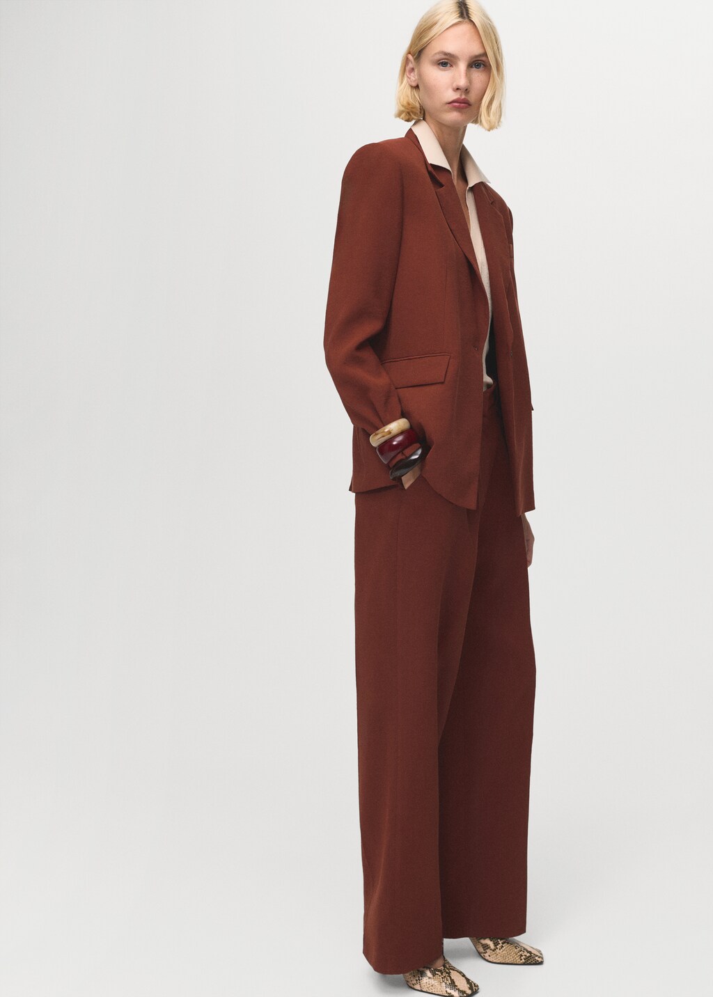 Modal straight-fit pants - image 2