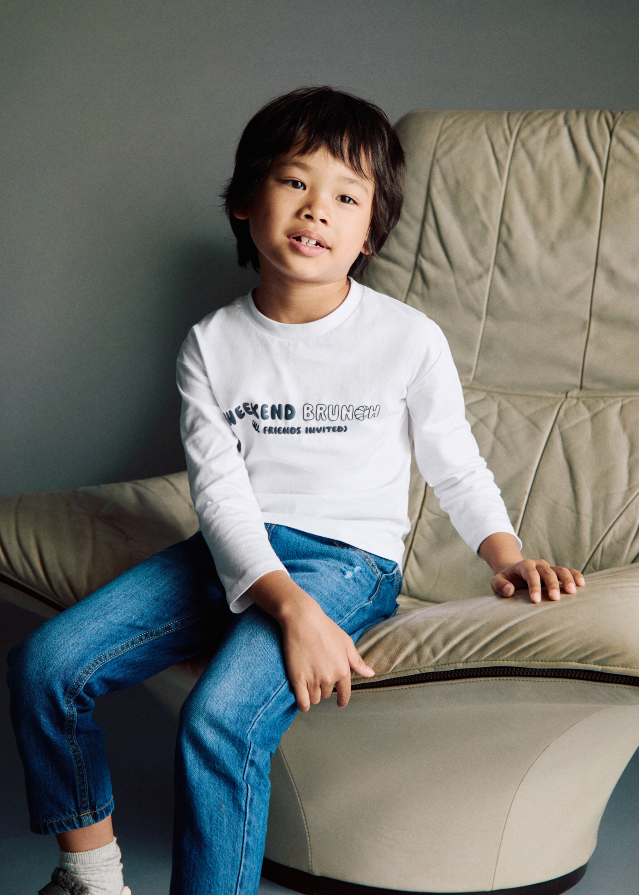 Camiseta weekend - Plano general, Blanco. Ref: 17014432-00.