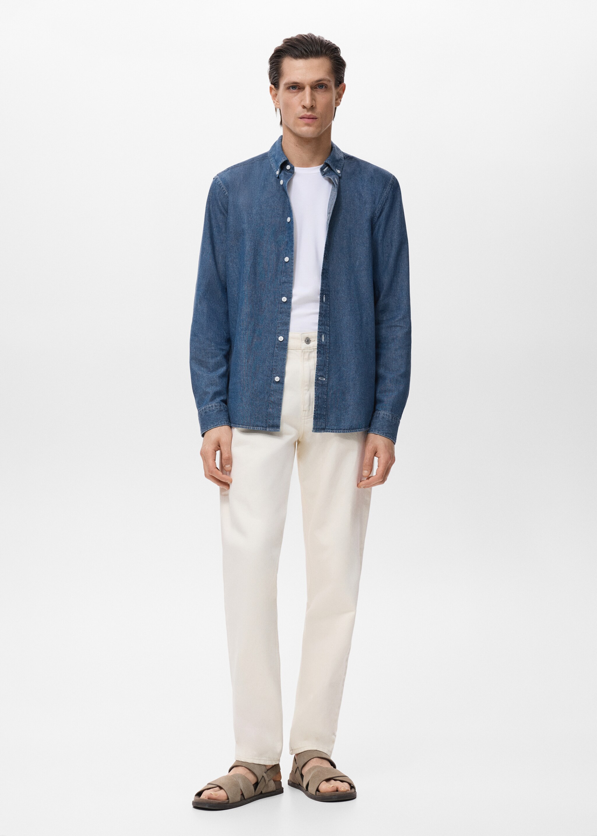 Camisa texana regular fit - Pla general