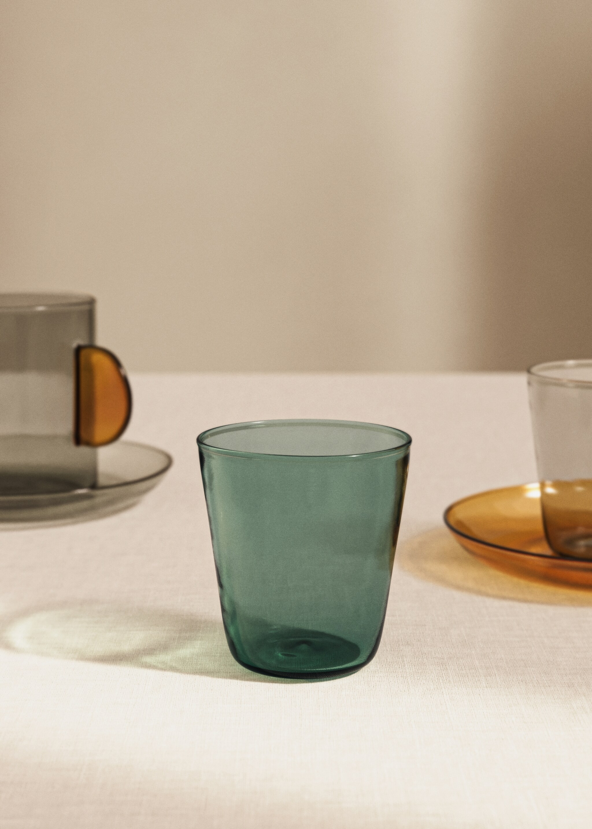 Borosilicate shot glass - Total bildeutsnitt, Grønn. Ref: 17014448-00.