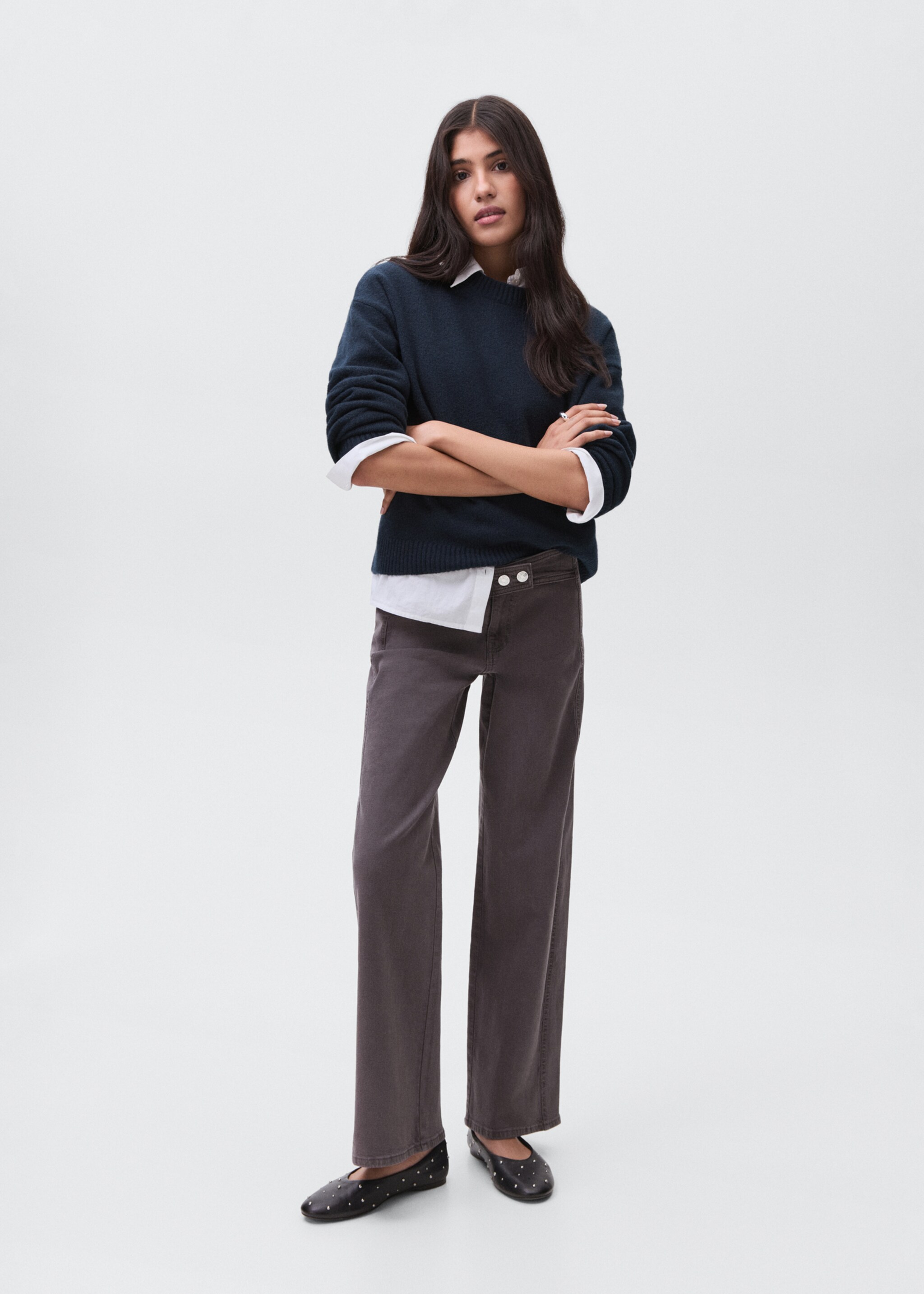 Knit sweater - General plane, Navy. Ref: 17015794-00.