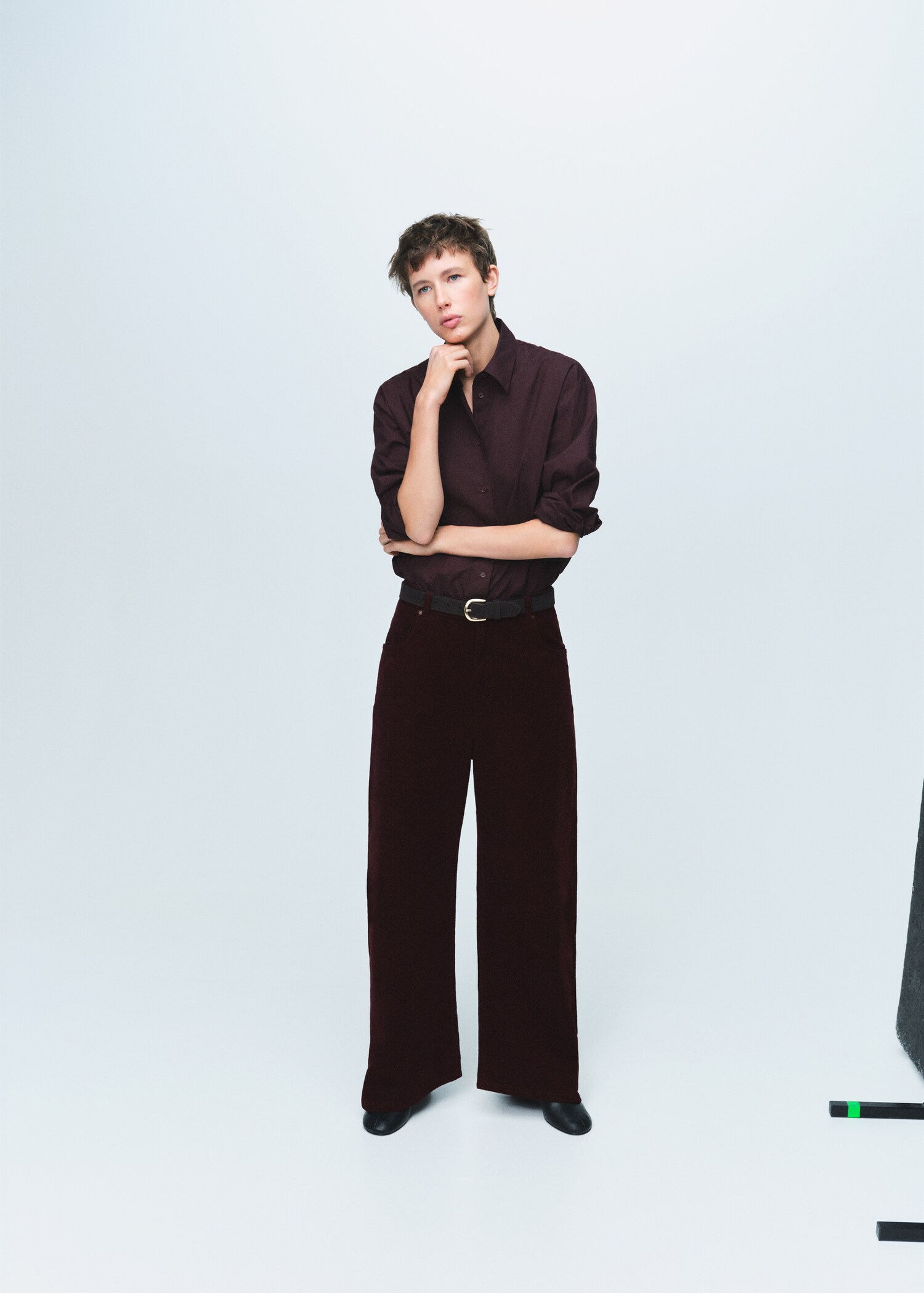 Wide-Leg-Cord-Jeans - Allgemeine Ansicht