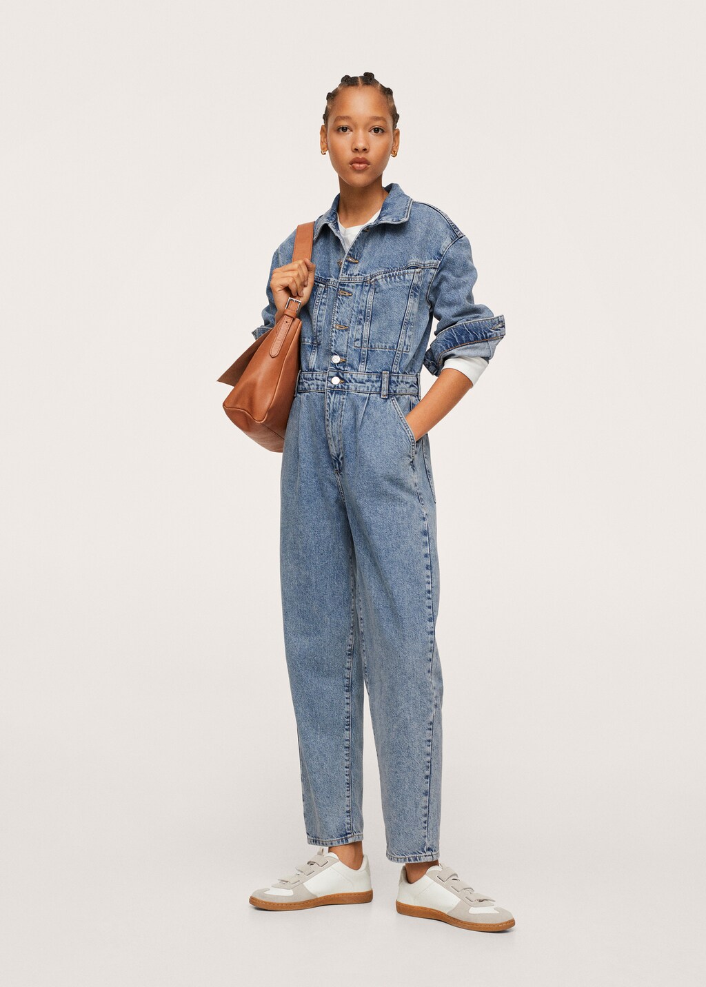 Combi pantalon denim Femme MANGO Burkina Faso