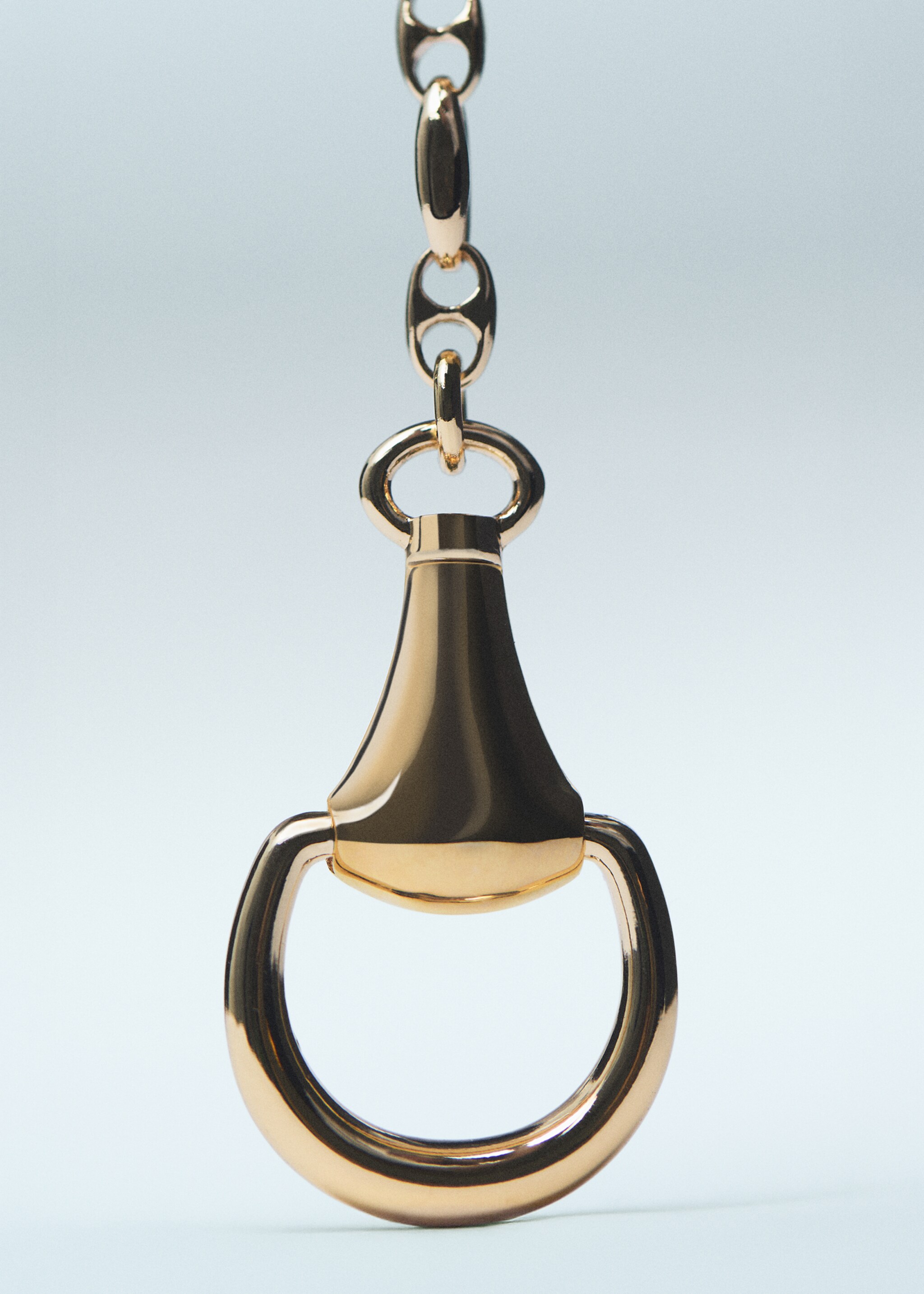 Collier perles métalliques pendentif - Plan général, Or. Ref: 17016010-00.