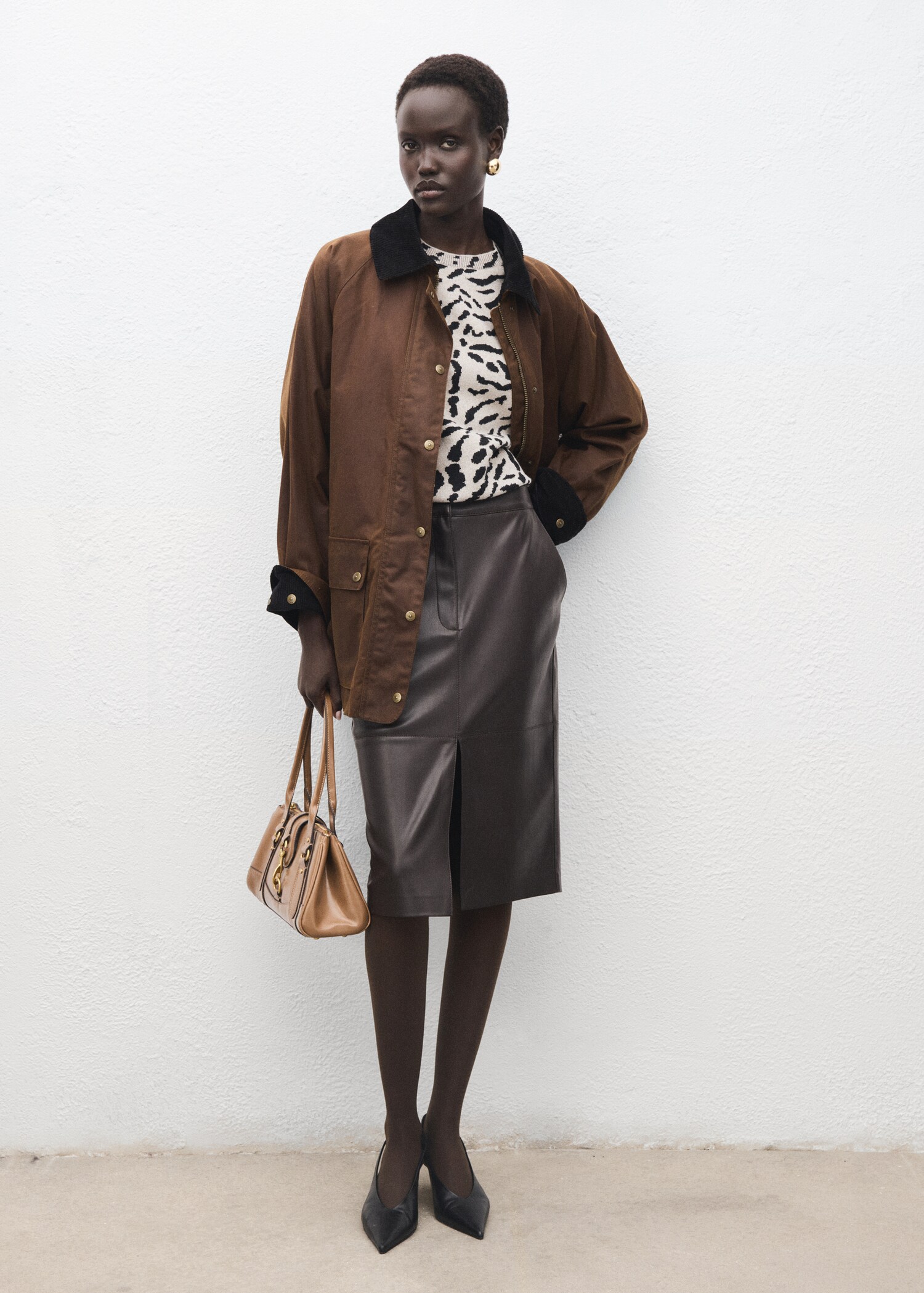 Jersey punto animal print - Plano general