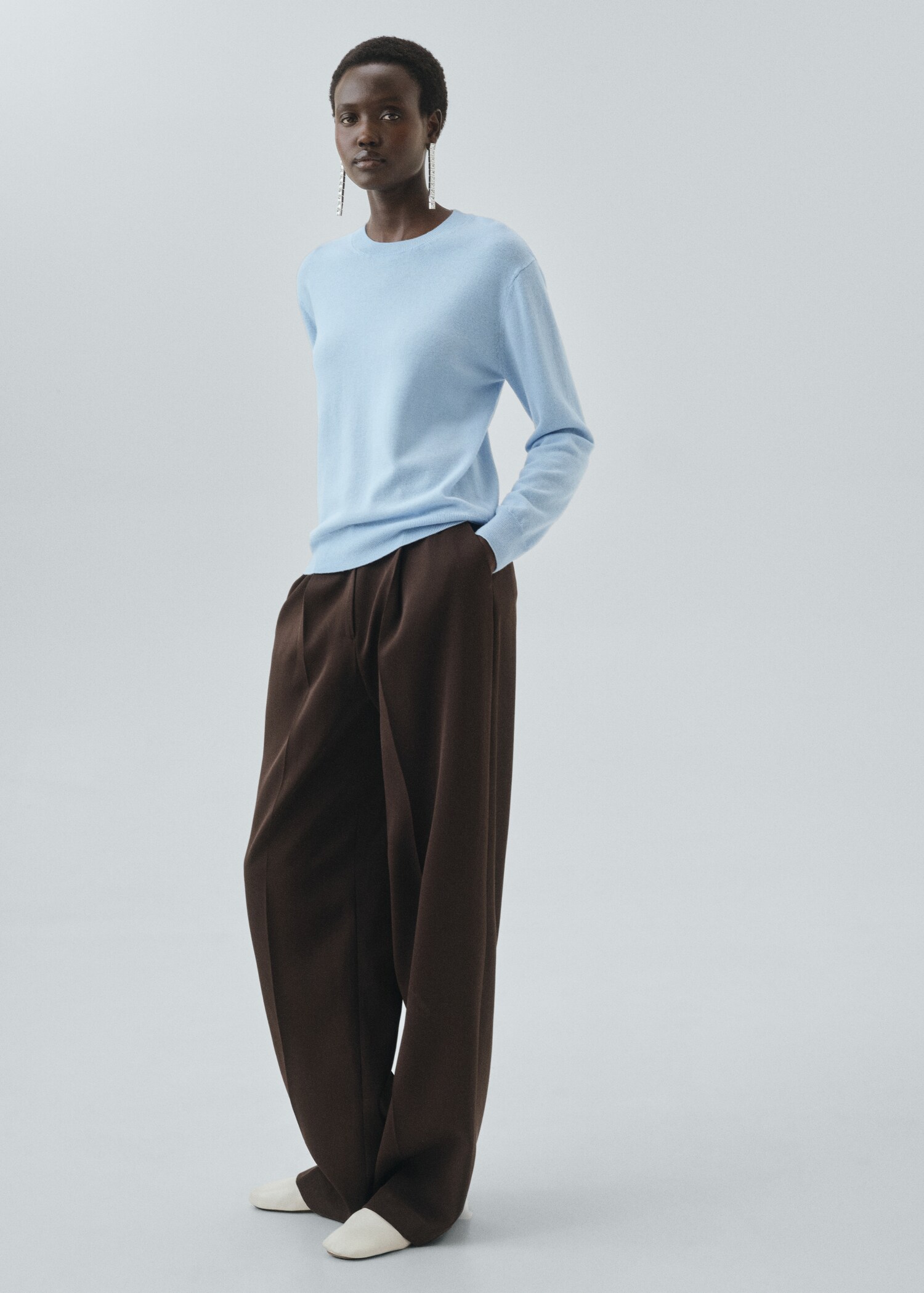 Pullover aus 100% feiner Wollstrick - Allgemeine Ansicht