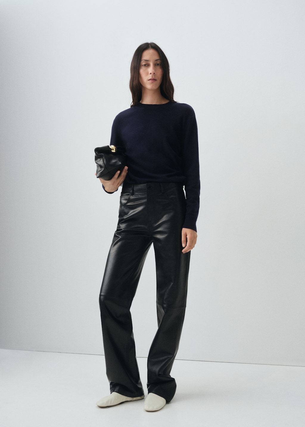 Mango 100% wool fine-knit sweater