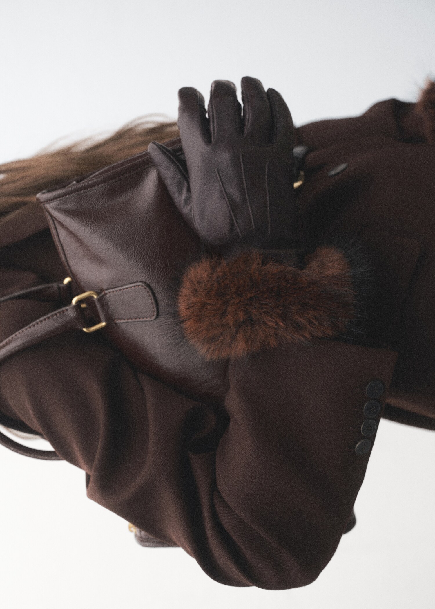 Gants cuir combinés - Plan général