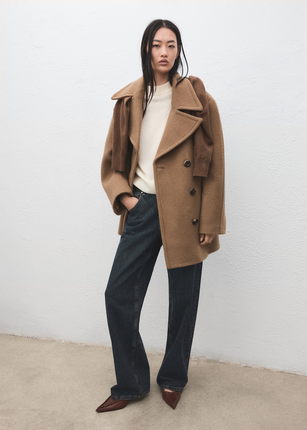 Manteco wool double-breasted coat - image 2