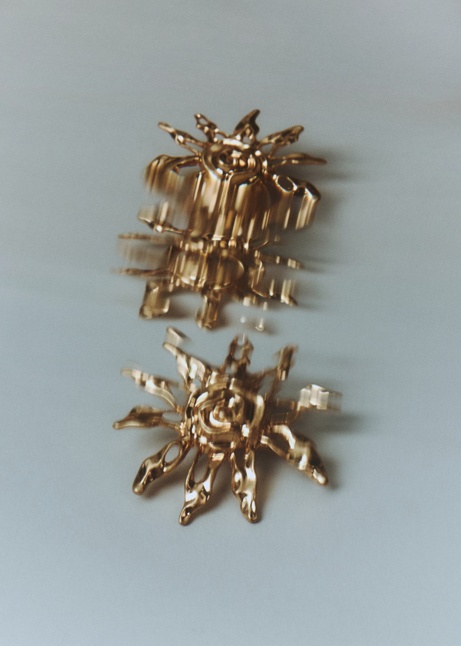 Sun design earrings - General plane