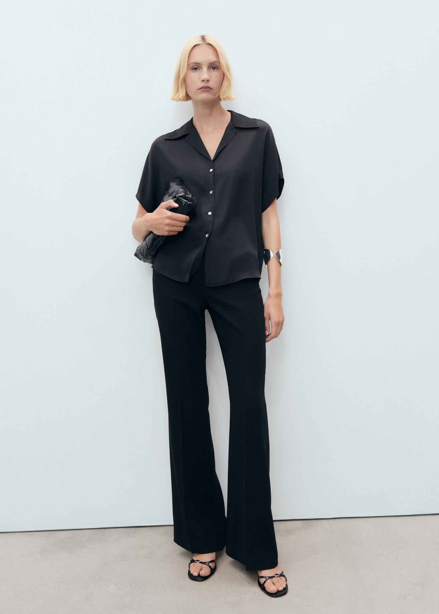 Short sleeve fluid shirt - General plane