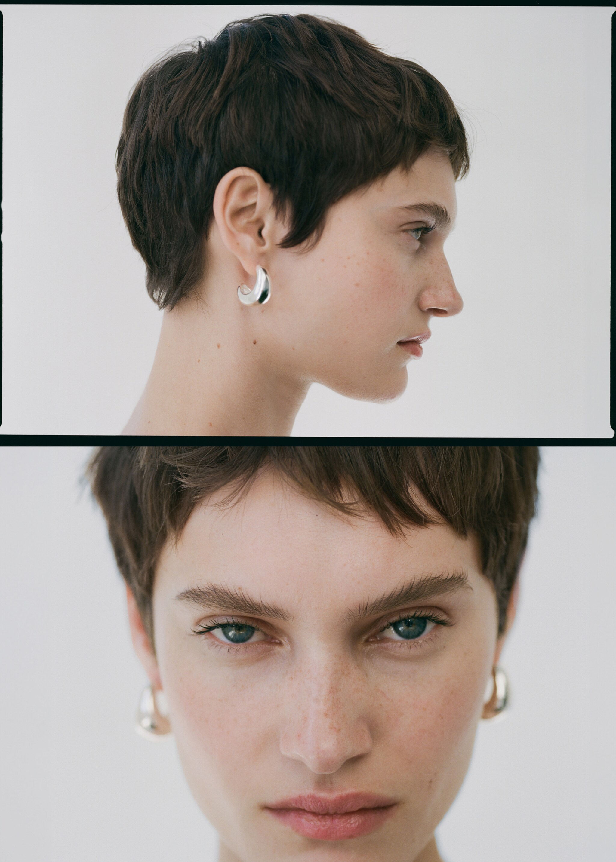 Volume hoop earrings - General plane