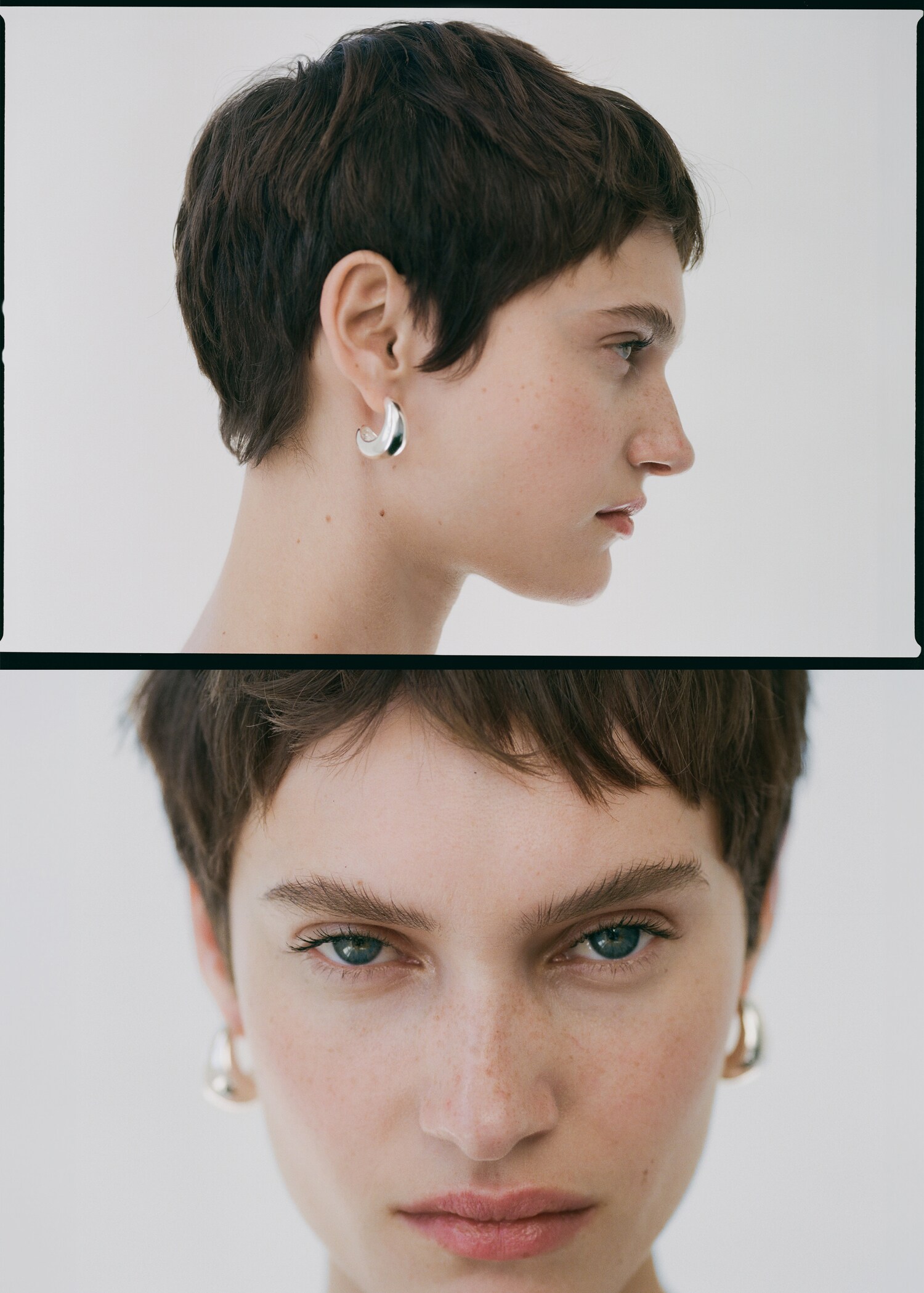 Volume hoop earrings - General plane