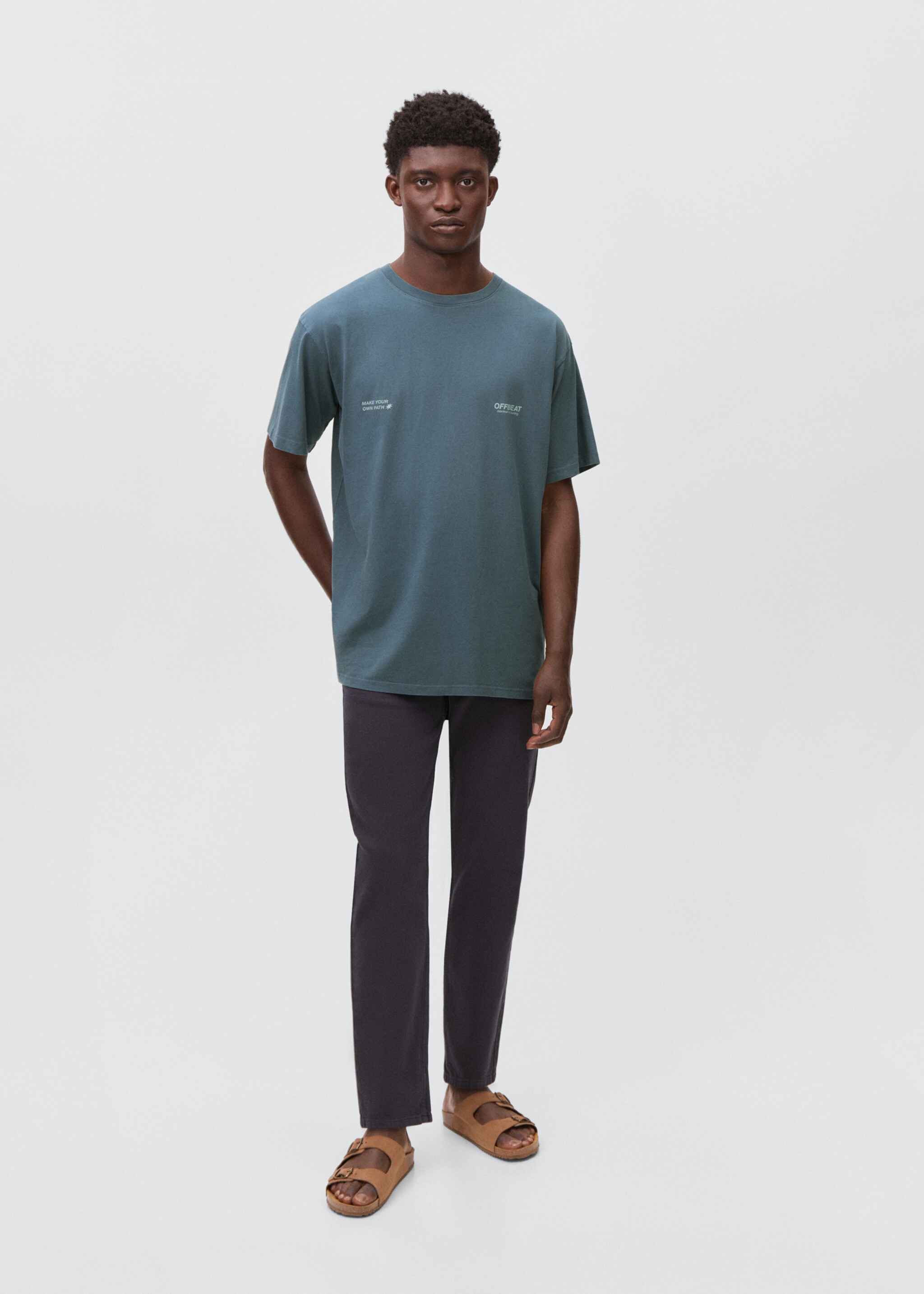 T-shirt coton imprimé - Plan général