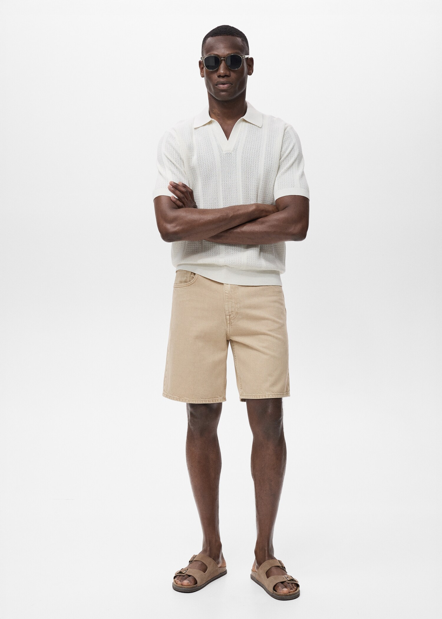 Bermuda en jean regular-fit - Plan général
