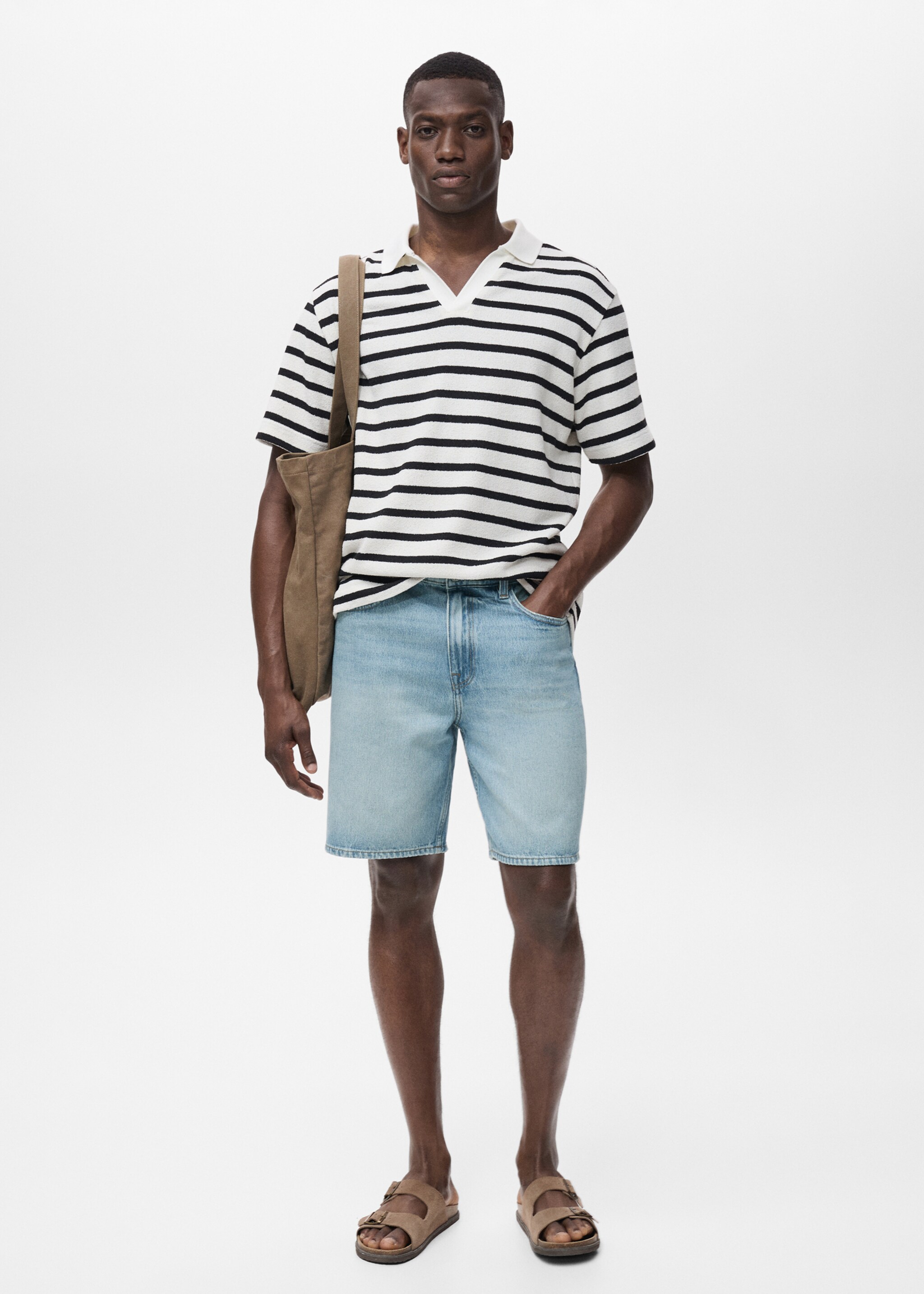 Bermudas vaqueras regular fit - Plano general