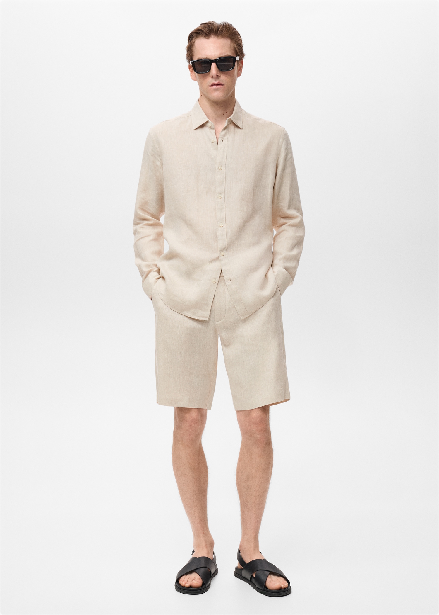 Linen 100% shirt - General plane