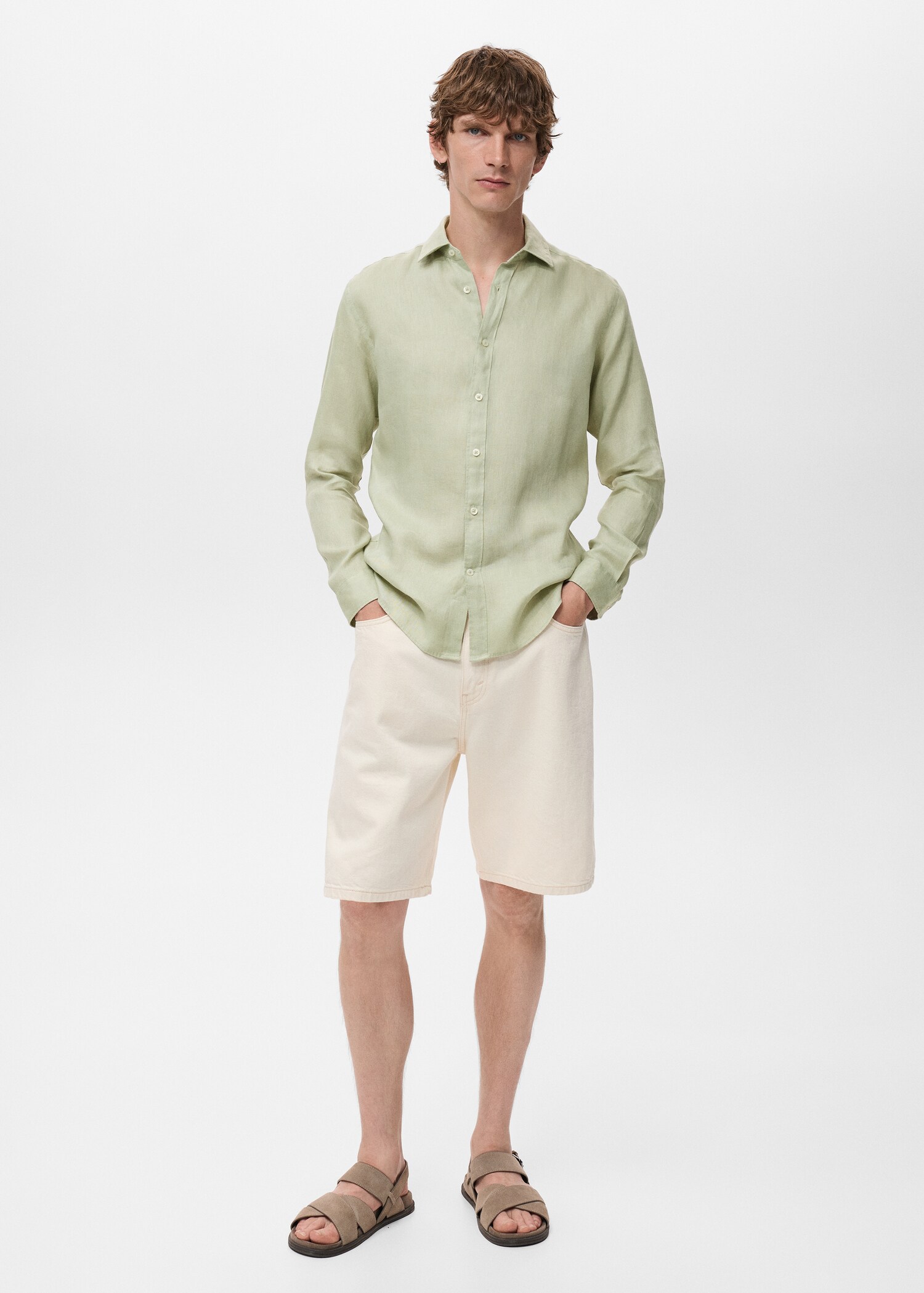 Chemise 100 % lin - Plan général