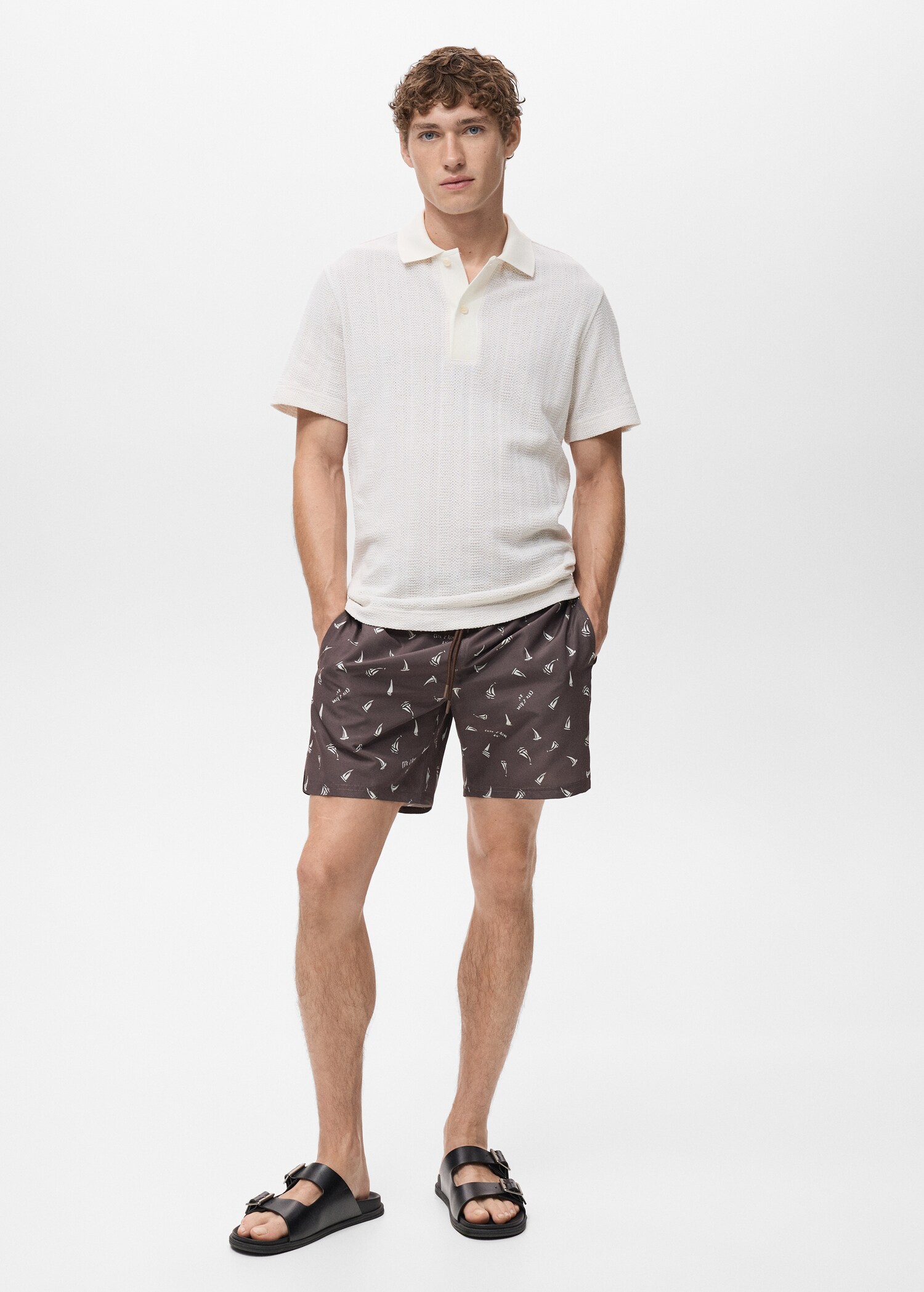 Bañador estampado veleros - Plano general