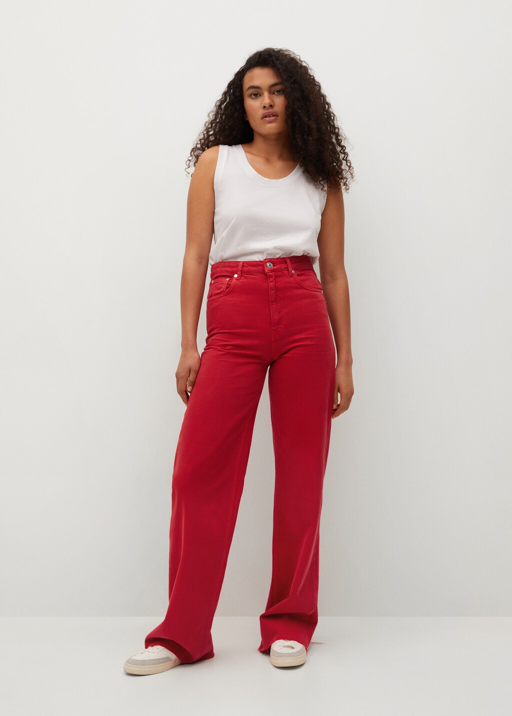 Jean droit taille haute Femme MANGO Burkina Faso
