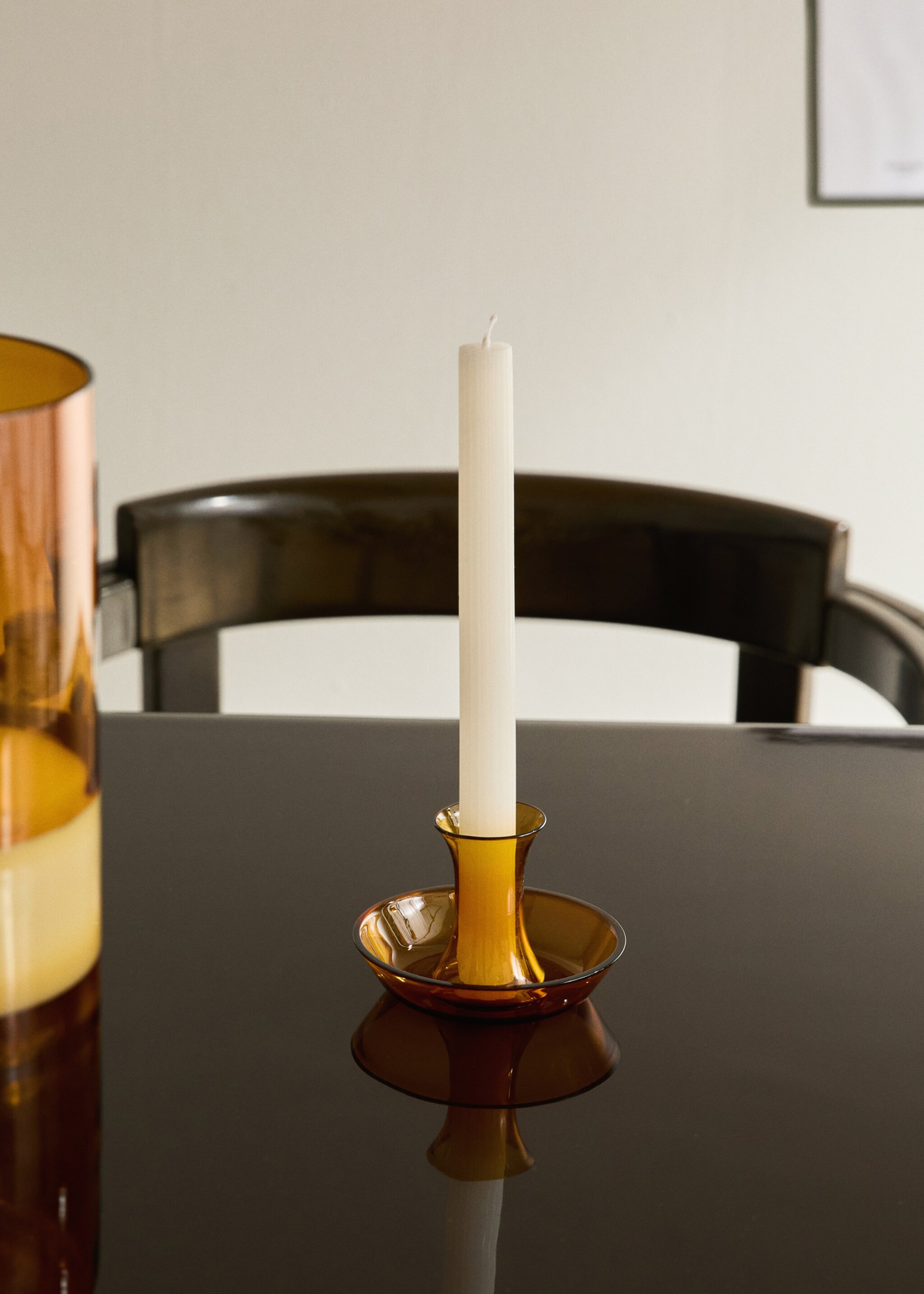 Color borosilicate candleholder - General plane