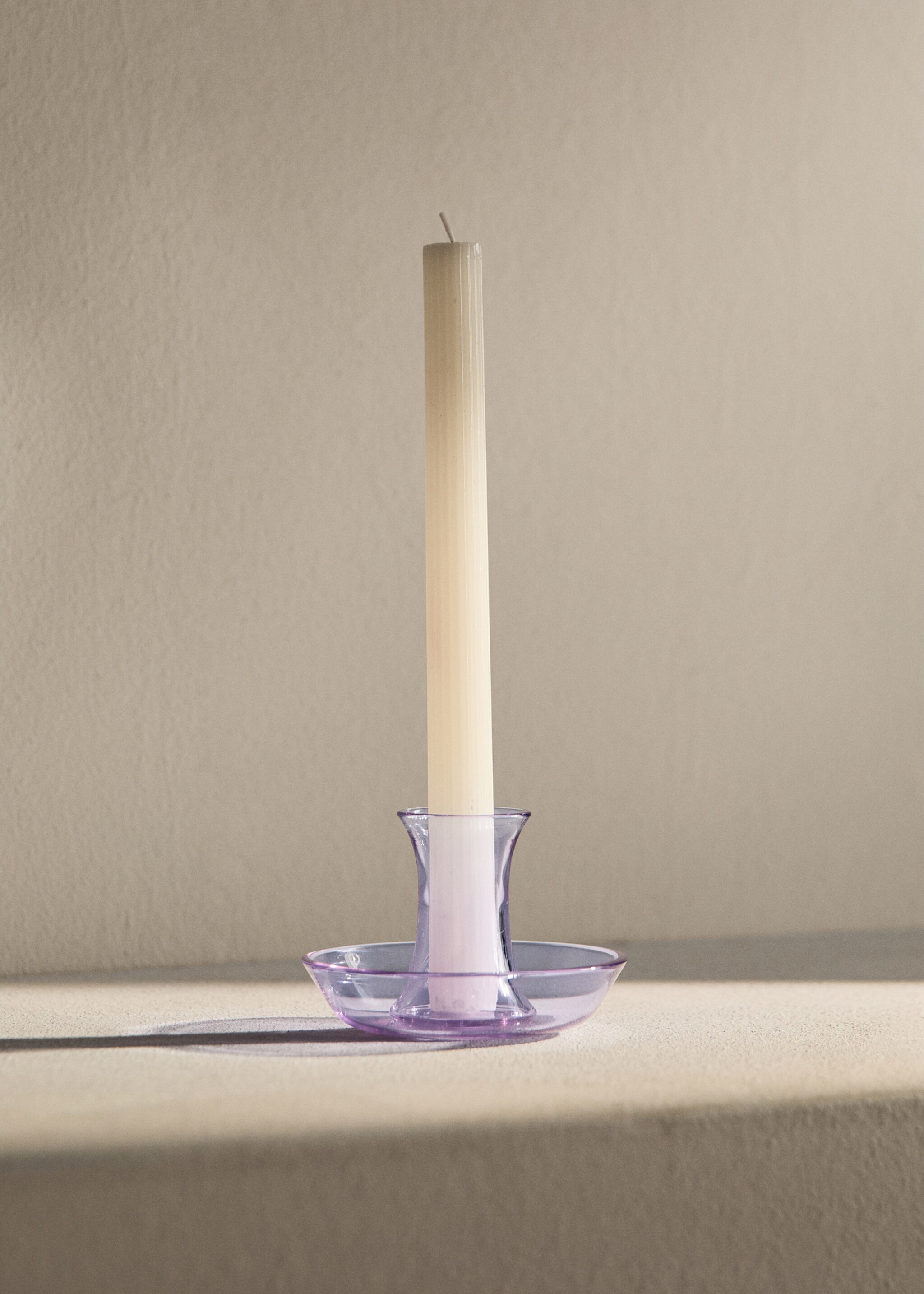 Borosilikatglas-Kerzenhalter Farbe - Allgemeine Ansicht