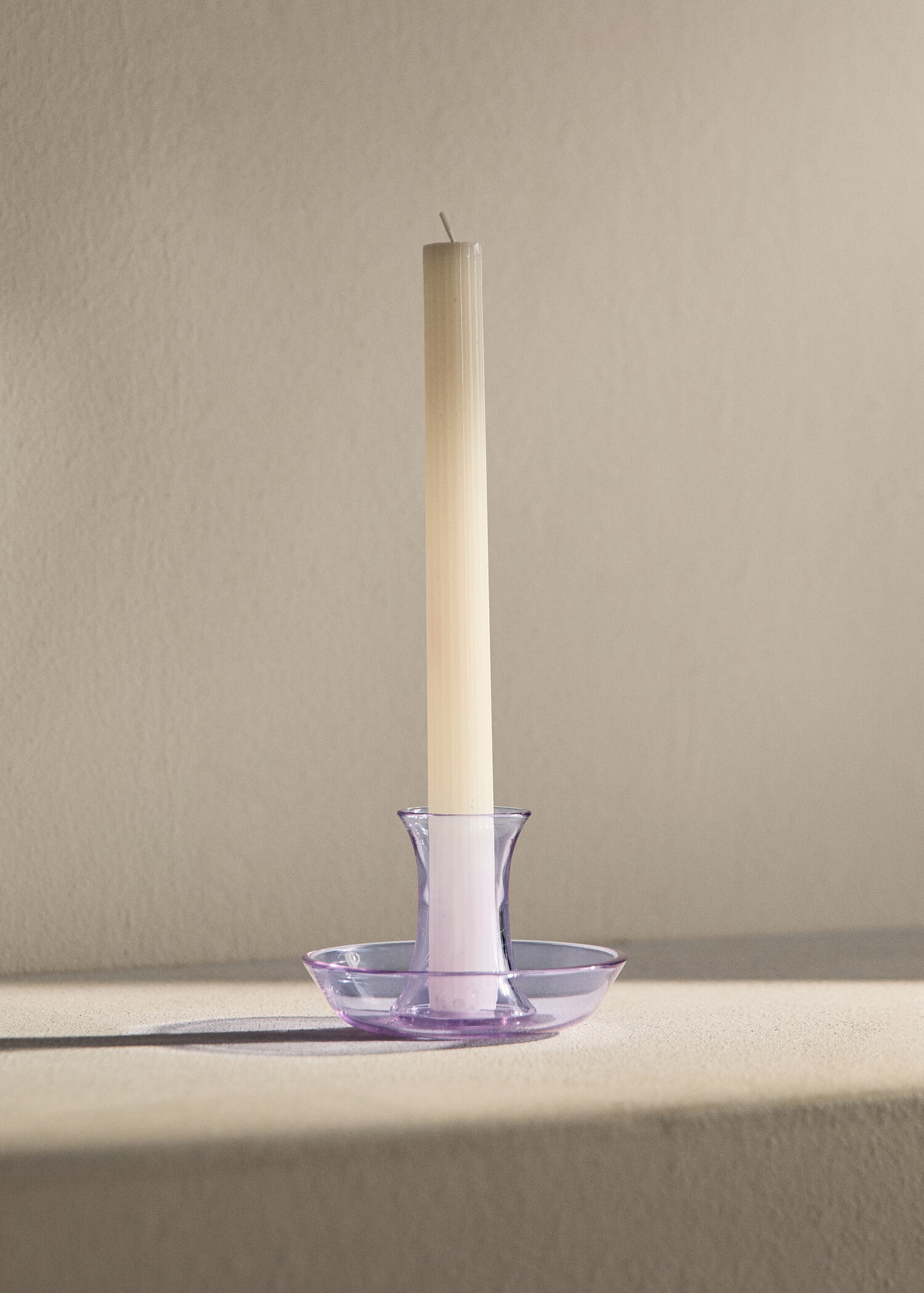 Borosilikatglas-Kerzenhalter Farbe - Allgemeine Ansicht
