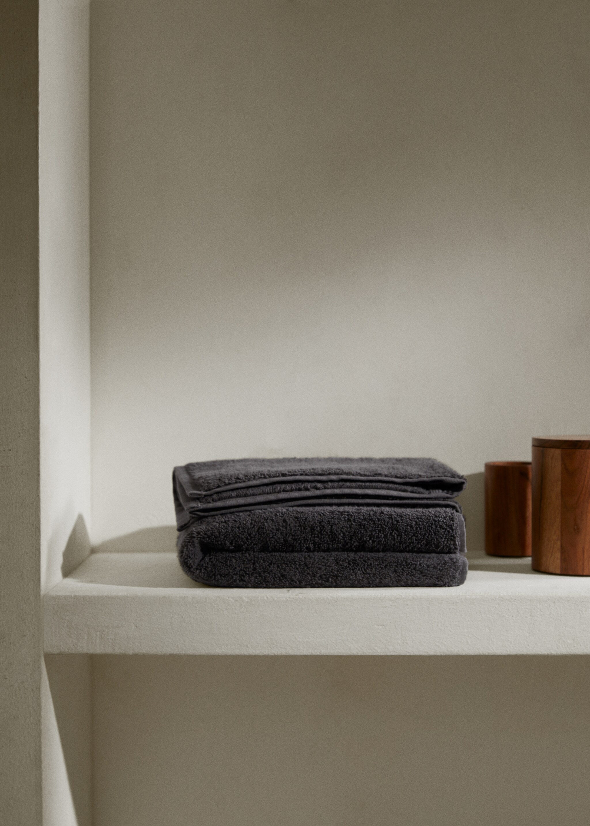 Serviette toilette coton doux - Plan général