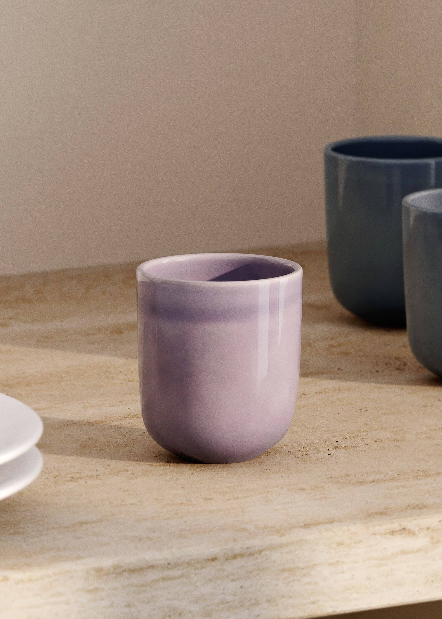 Espresso-Kaffeetasse aus Gres - Allgemeine Ansicht