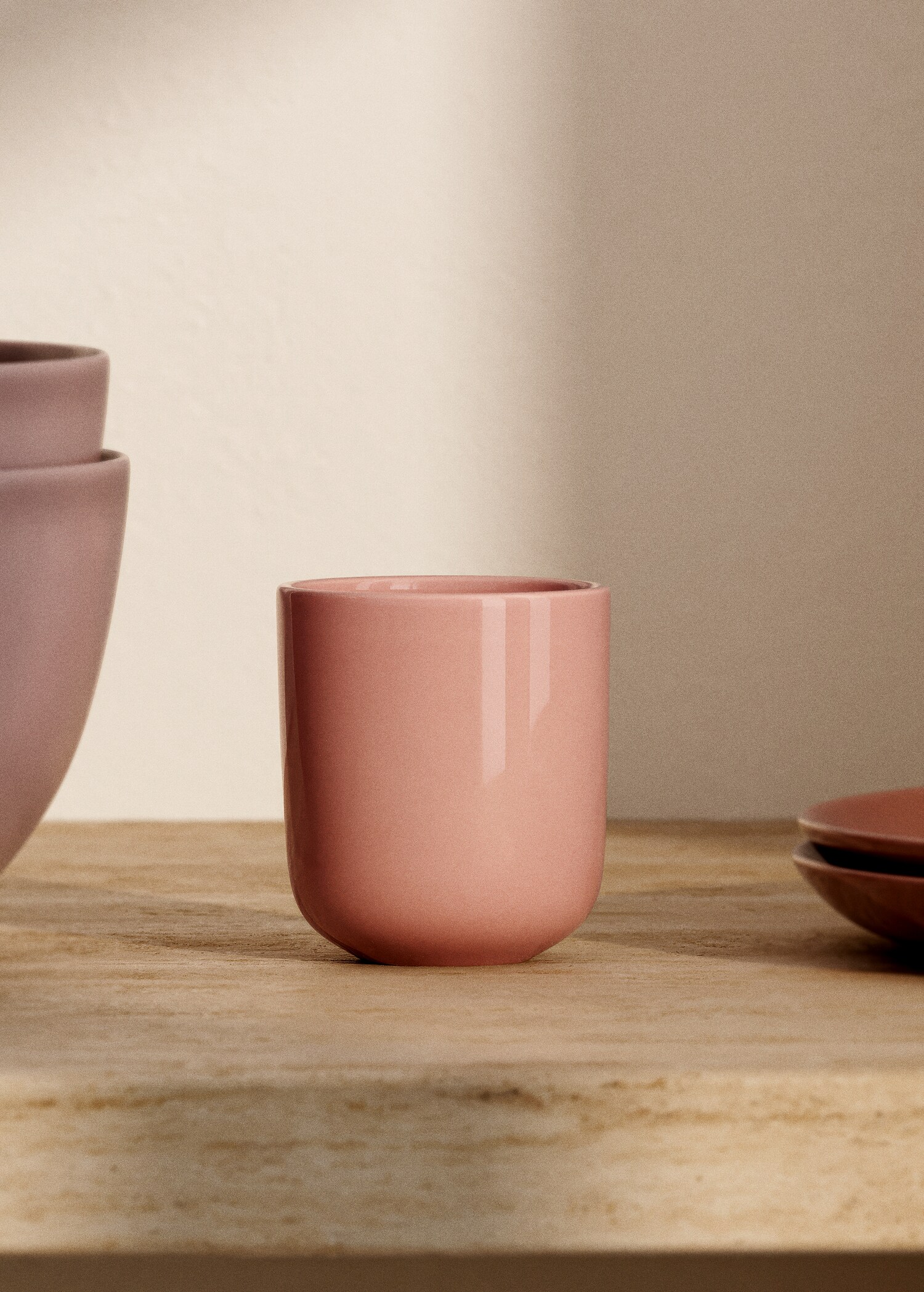 Stoneware expresso coffee cup - General plane