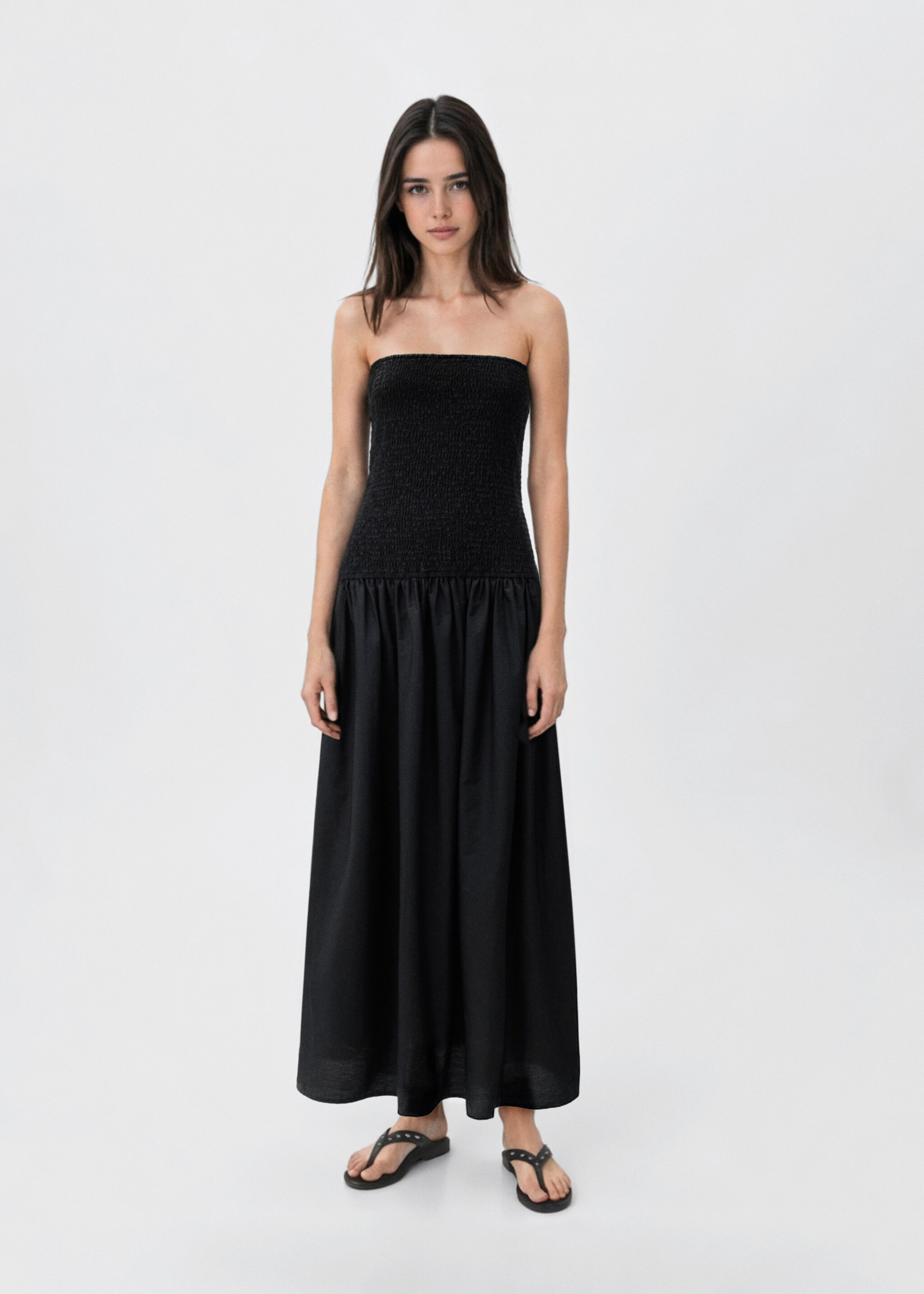 Maxi robe bustier - Plan général