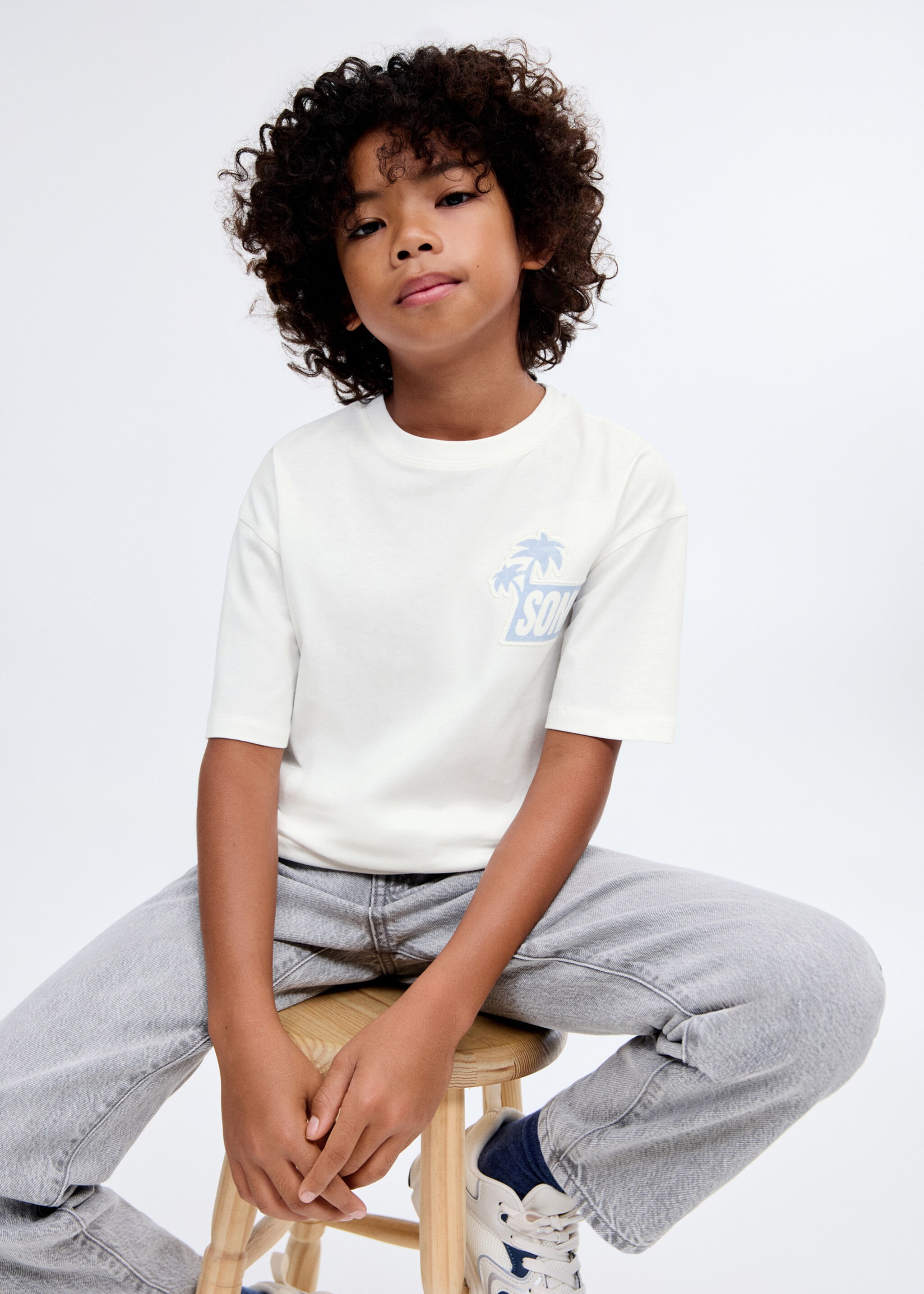 Sonic cotton t-shirt - General plane, Off White. Ref: 17022912-00.