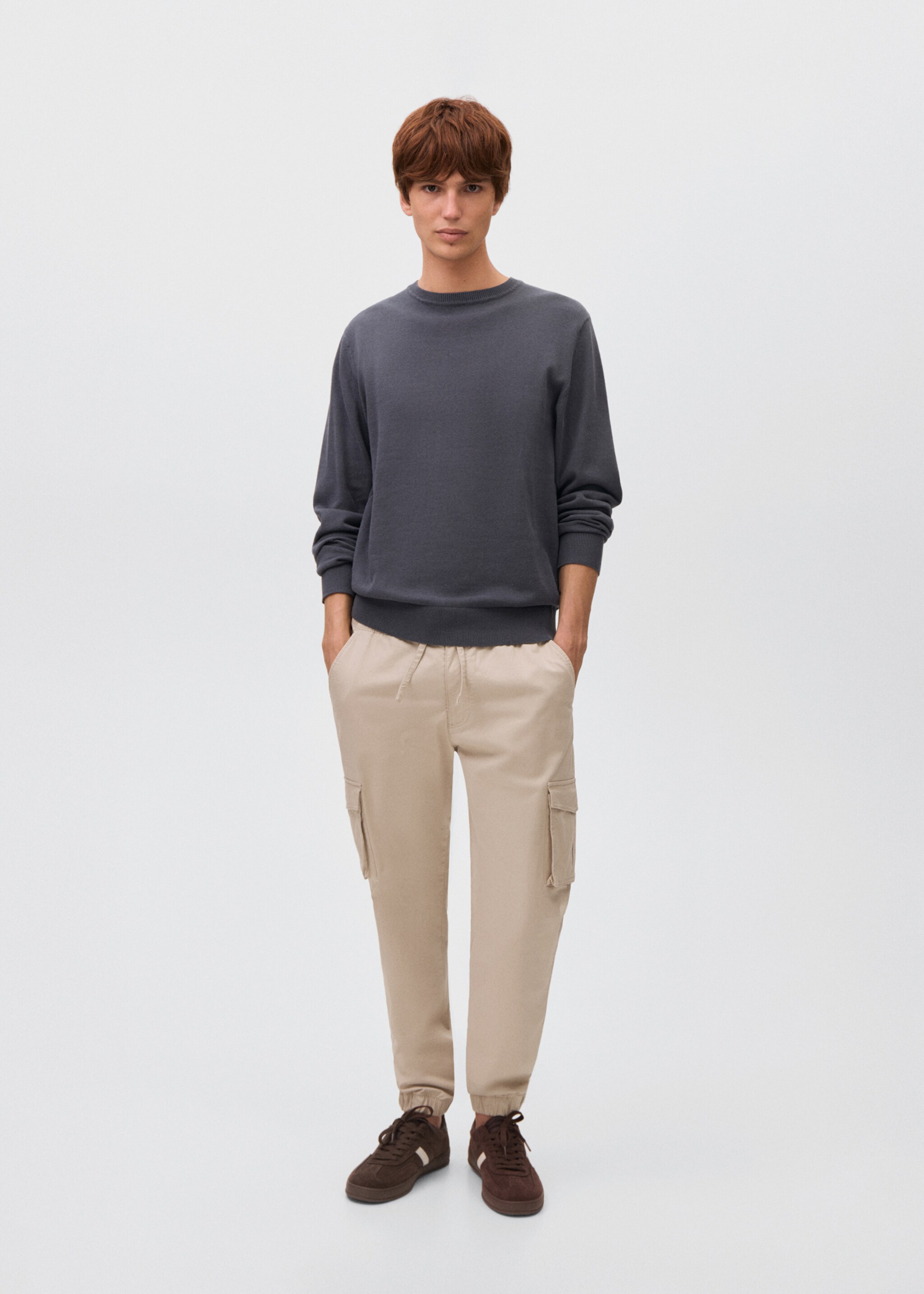 Cargo joggers with drawstring - General plane