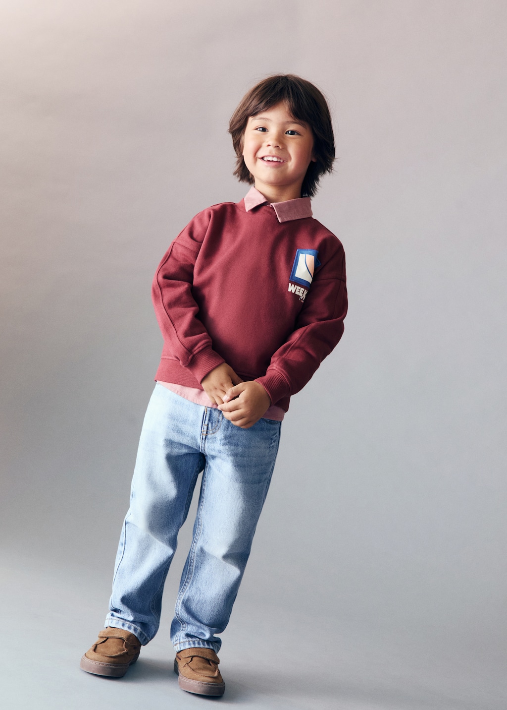 Message printed sweatshirt